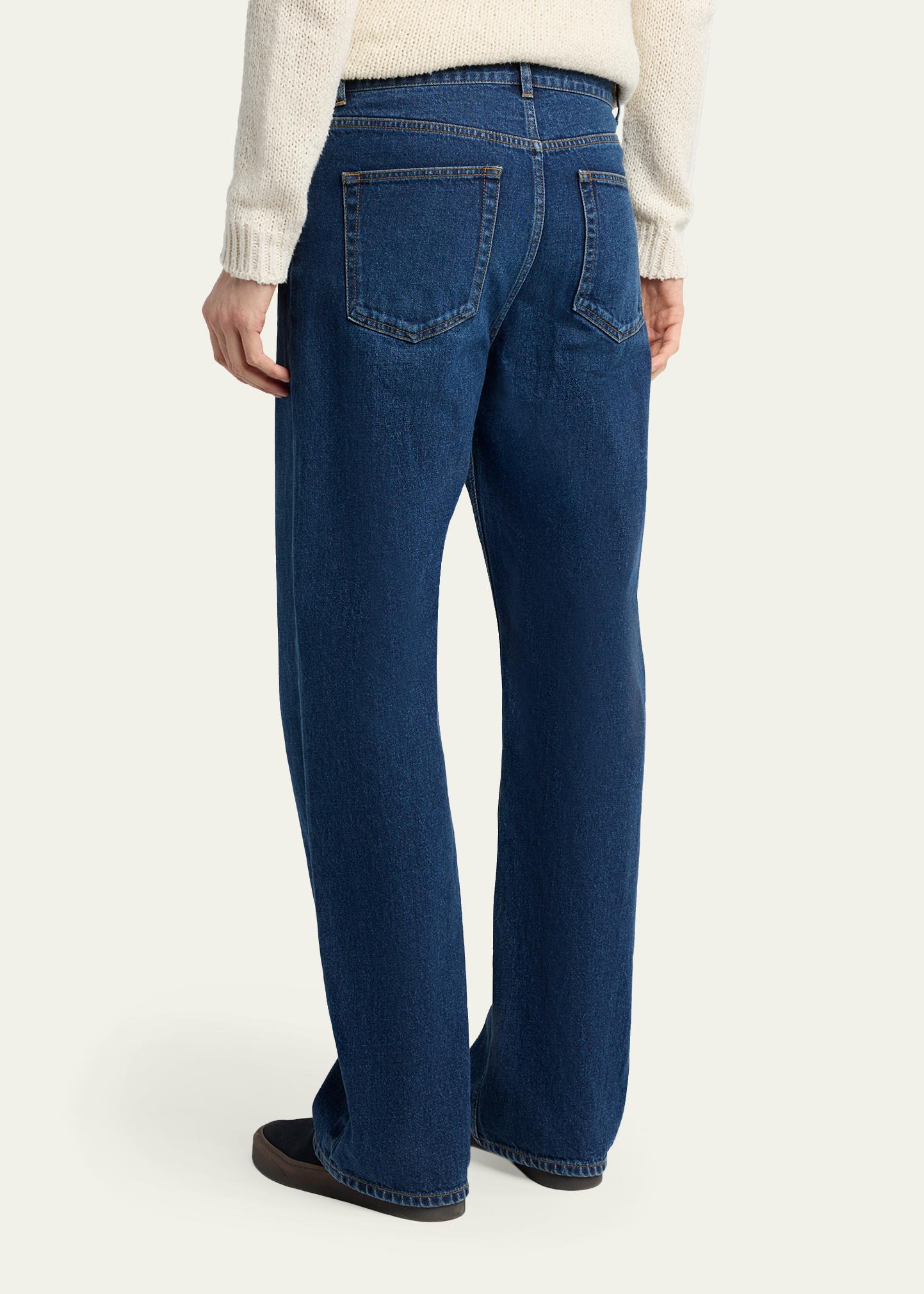 The Row Men's Siouxie Straight-Leg Cotton Denim Jeans - Bergdorf