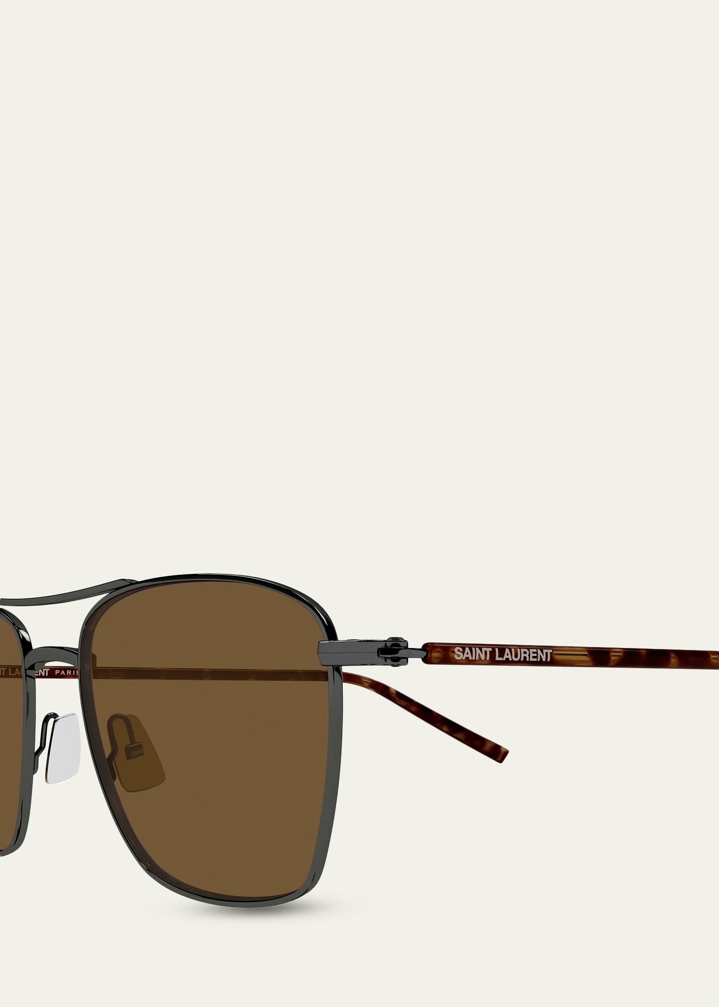 Saint Laurent SL 866 Metal and Bio-Nylon Aviator Sunglasses