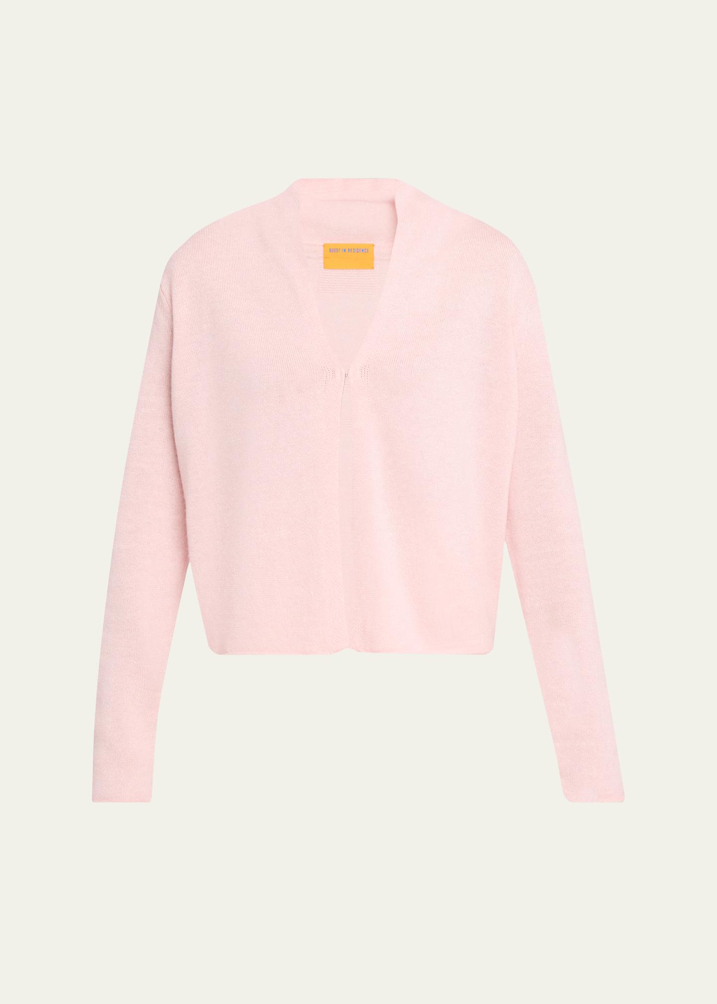 Guest in Residence Stealth Cashmere-Linen Cardigan - Bergdorf Goodman