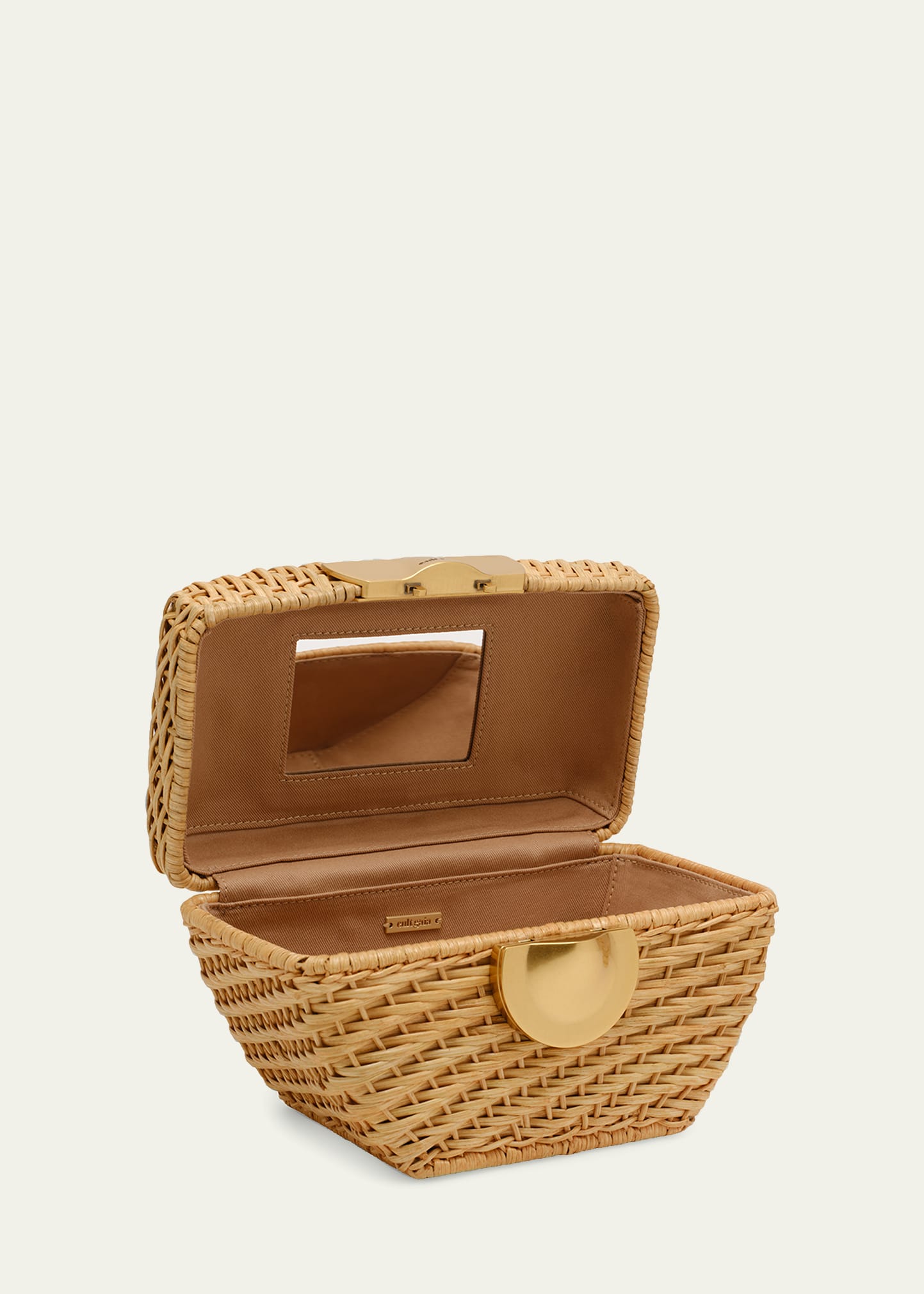 Cult Gaia Tyla Woven Rattan Top-Handle Bag - Bergdorf Goodman