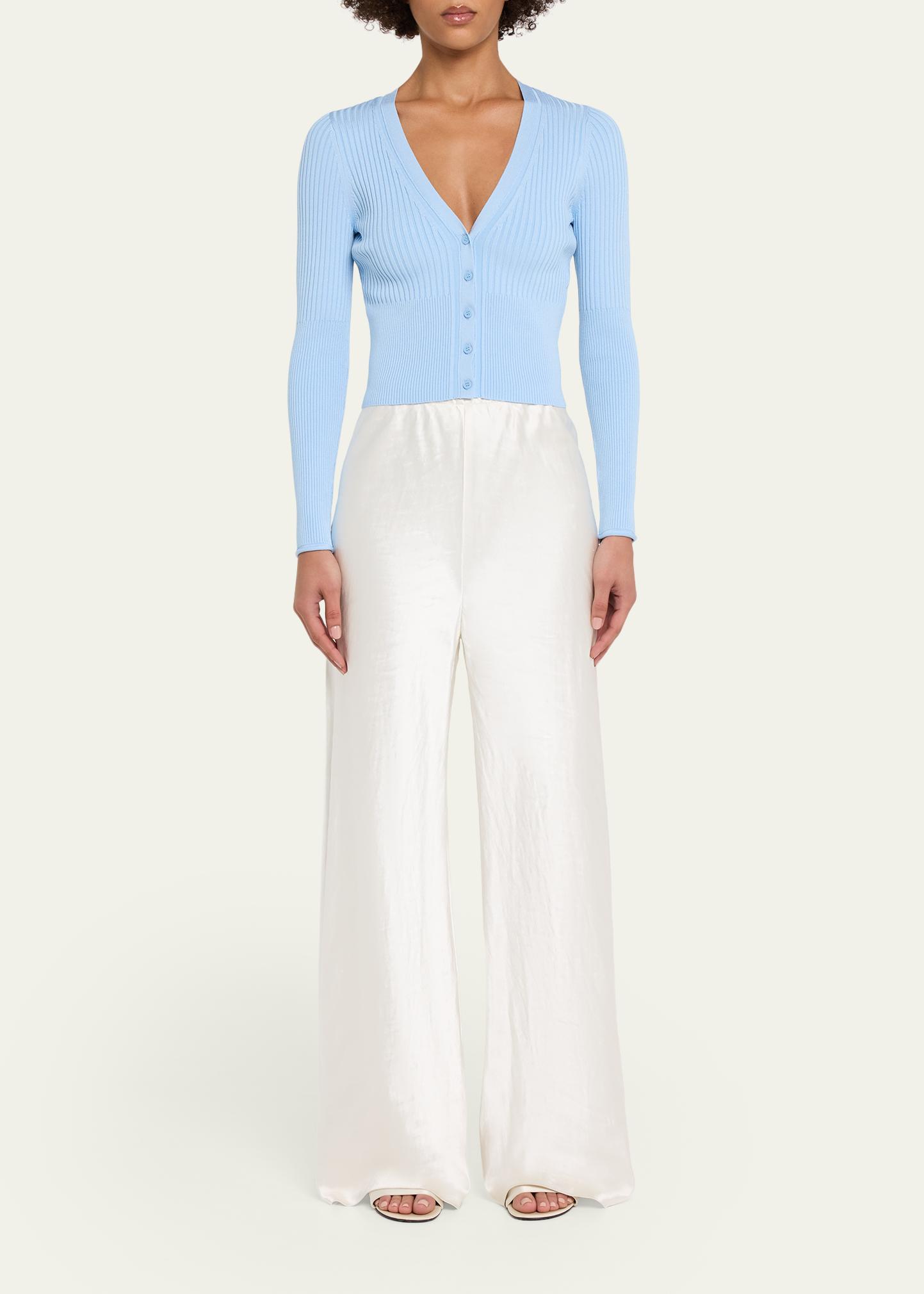 SIMKHAI Ailany Cropped Cardigan - Bergdorf Goodman