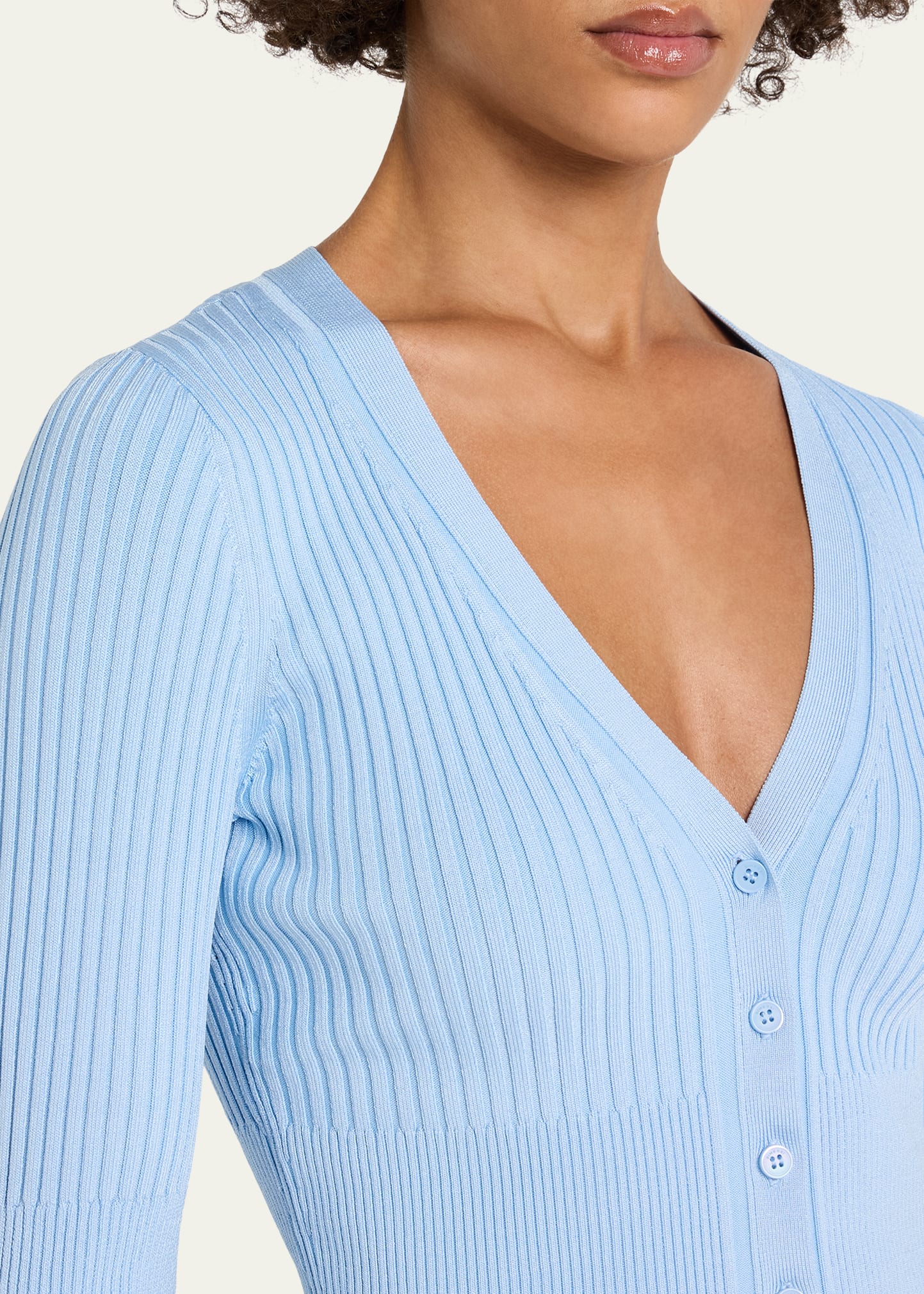 SIMKHAI Ailany Cropped Cardigan - Bergdorf Goodman
