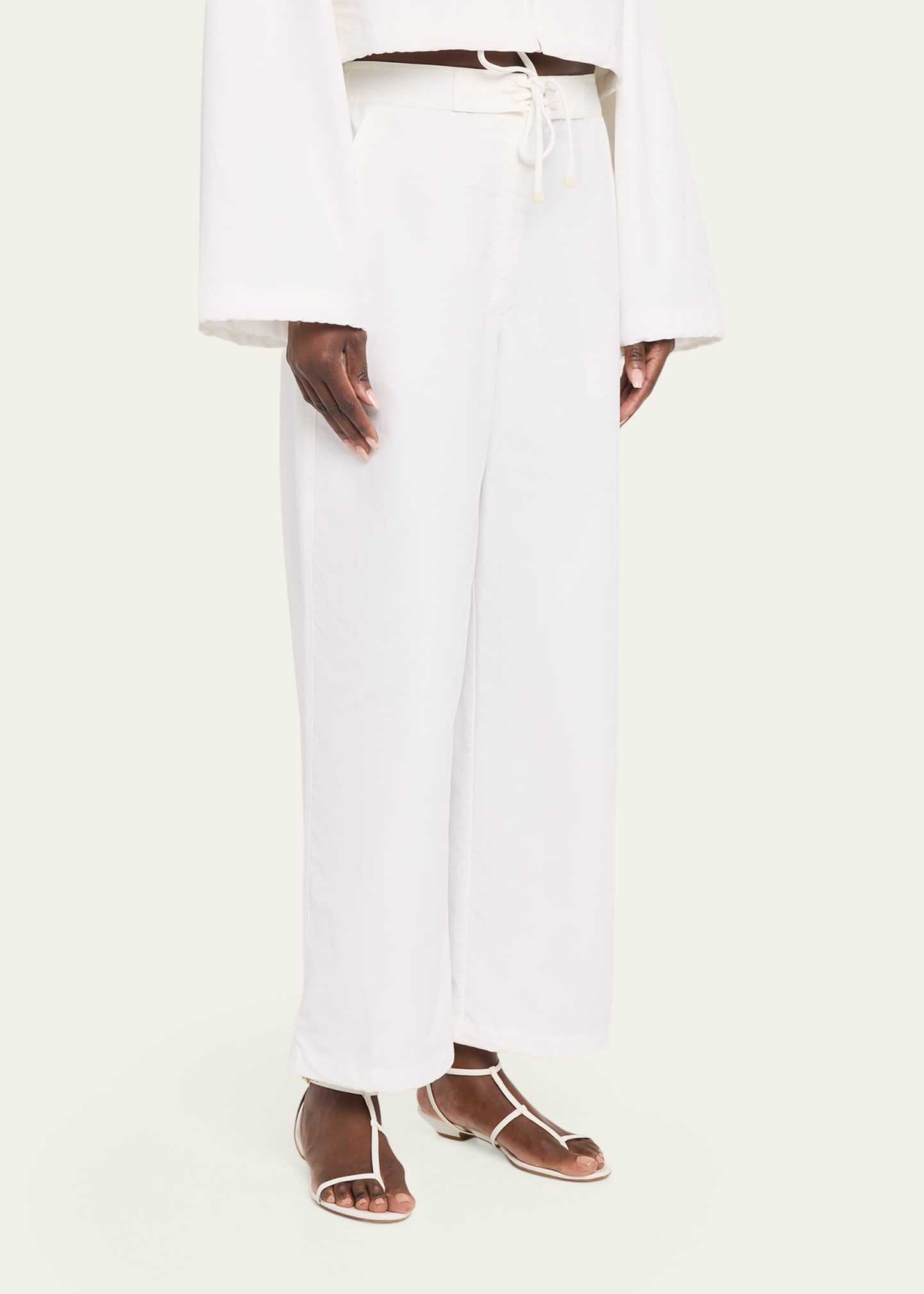 SIMKHAI Lennox Straight-Leg Pants - Bergdorf Goodman