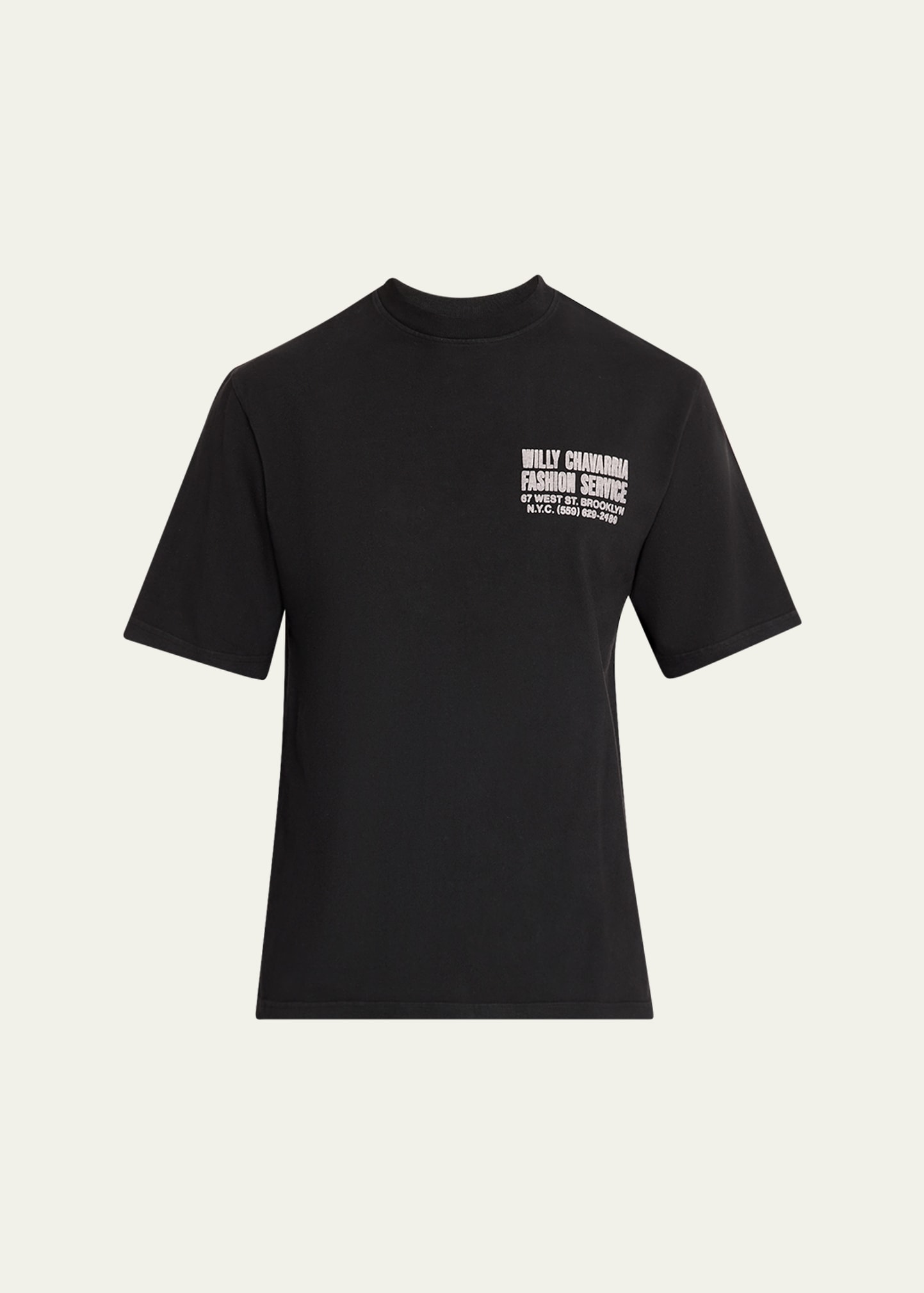 Willy Chavarria Men's Fashion Service Cotton T-Shirt - Bergdorf