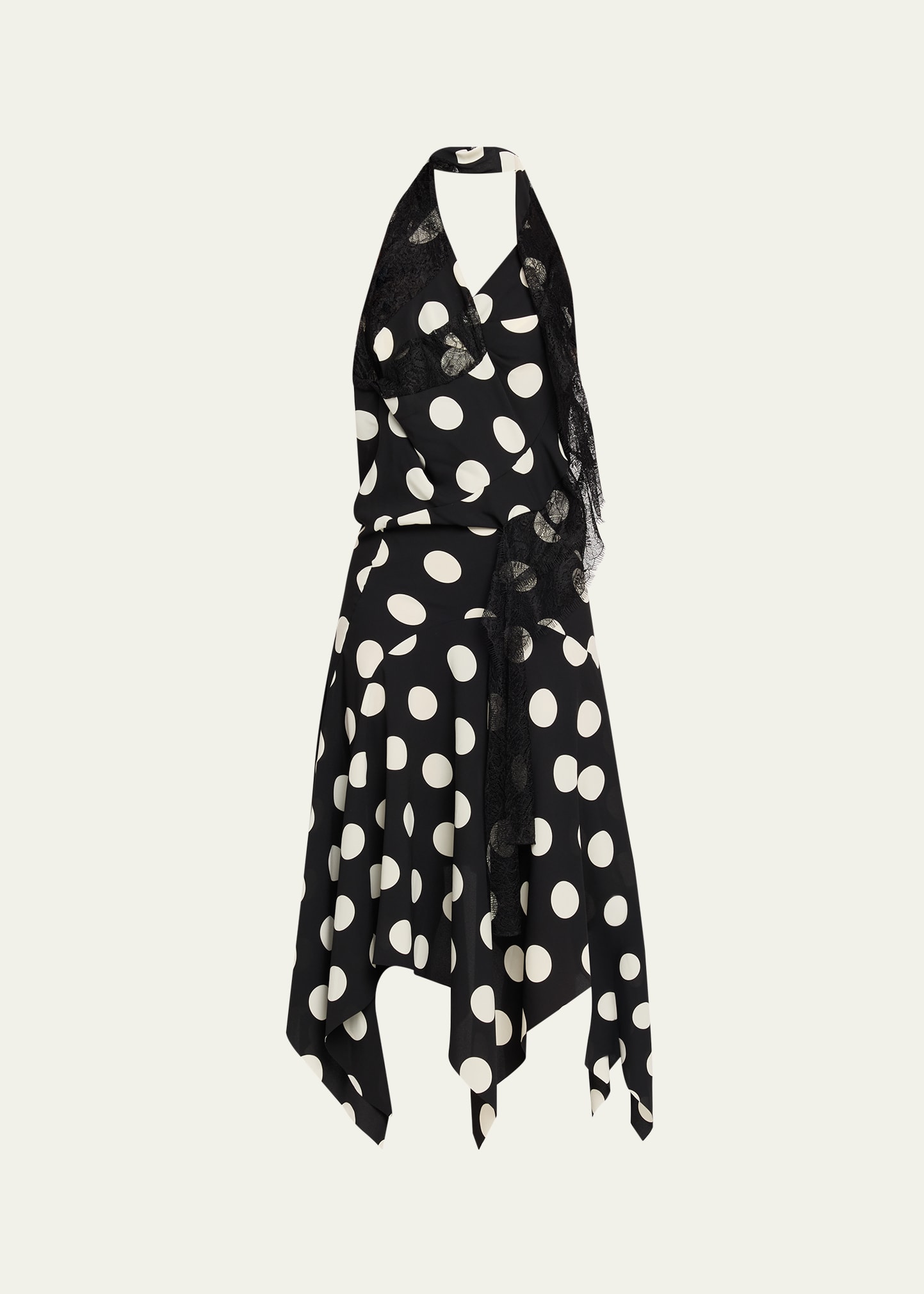 Junya Watanabe Polka Dot Halter Midi Dress - Bergdorf Goodman
