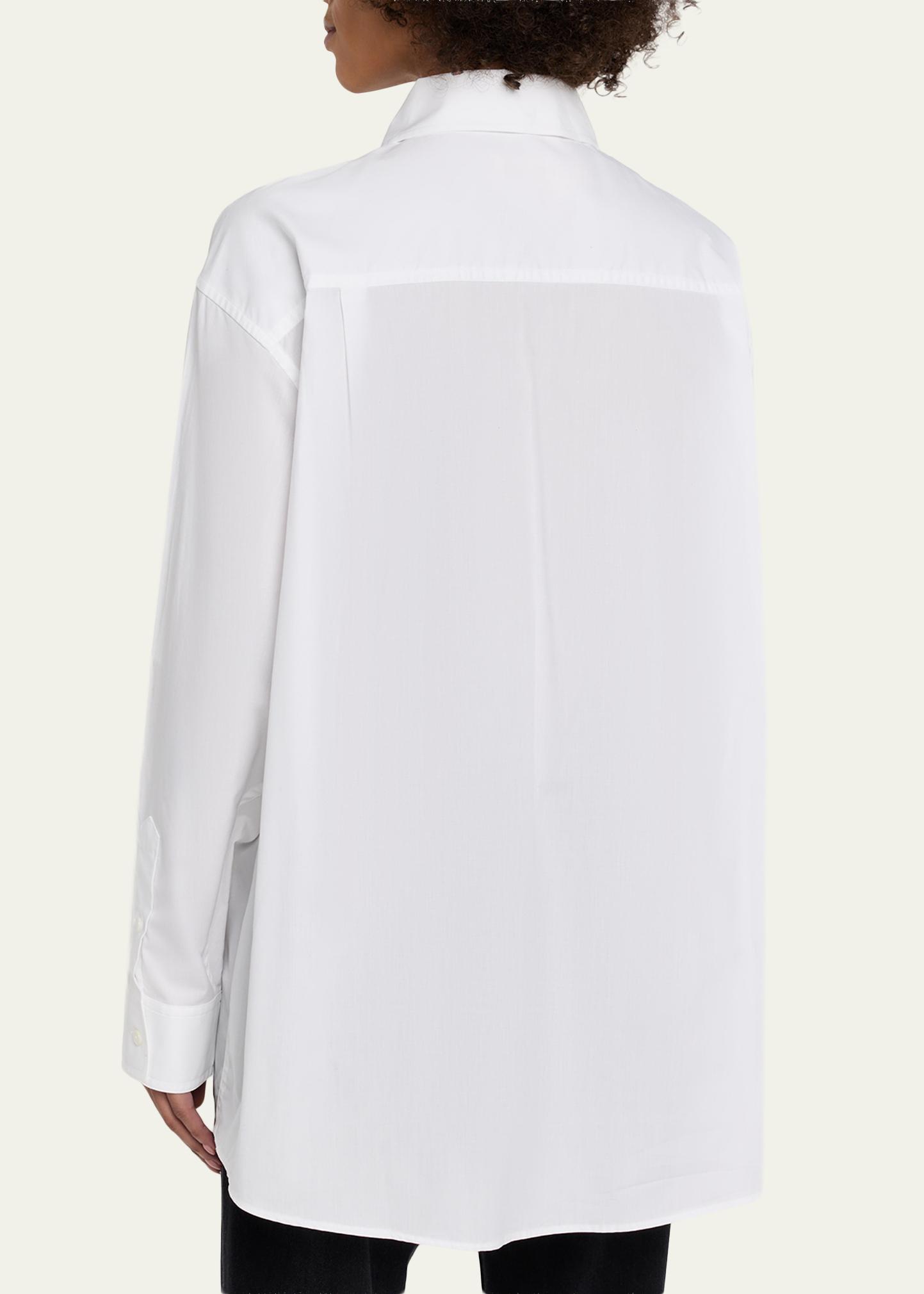 Marni Flower Patch Oversized Button-Down Shirt - Bergdorf Goodman