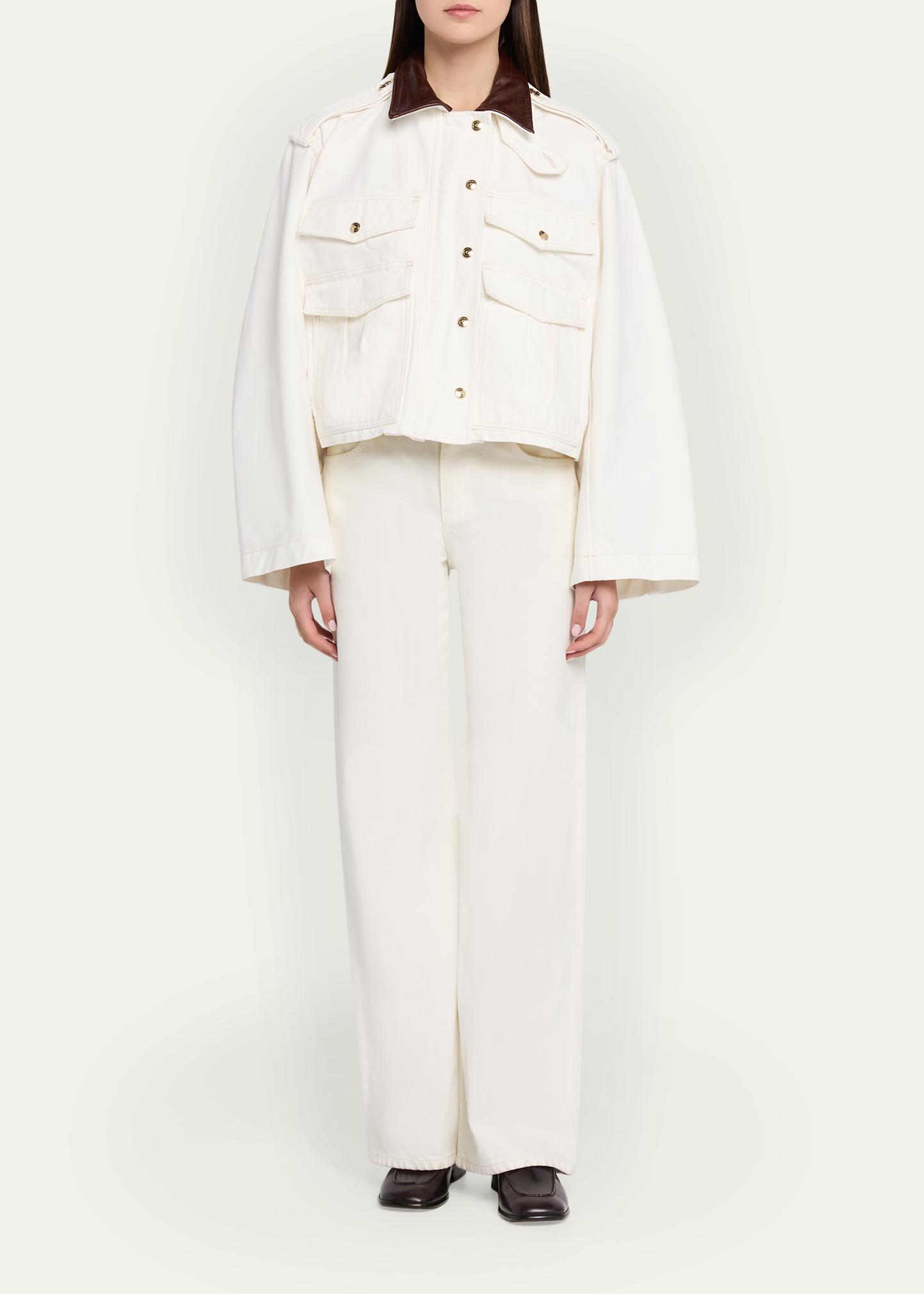 RUADH The Henderson Oversized Cotton Canvas Jacket - Bergdorf Goodman
