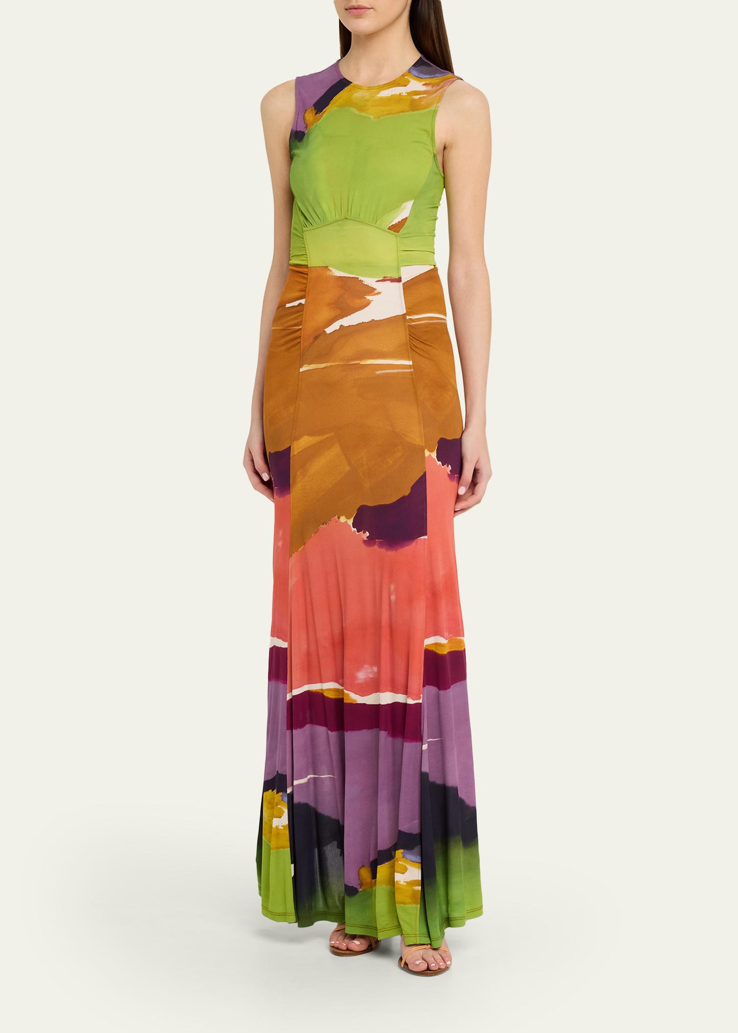 Ulla Johnson x Helen Frankenthaler Lana Sleeveless Jersey Maxi