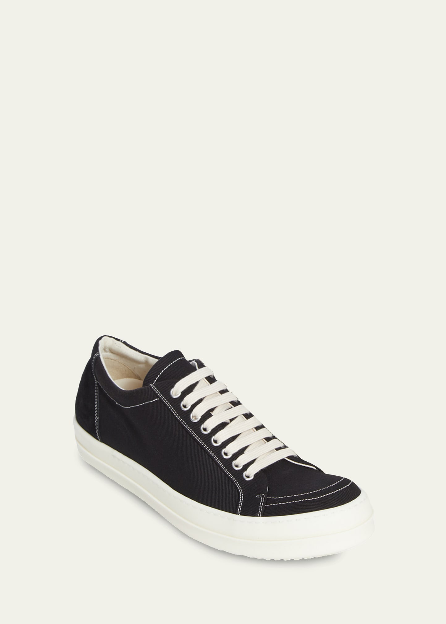 DRKSHDW RICK OWENS Men's Canvas Low-Top Penta Vintage Sneaks