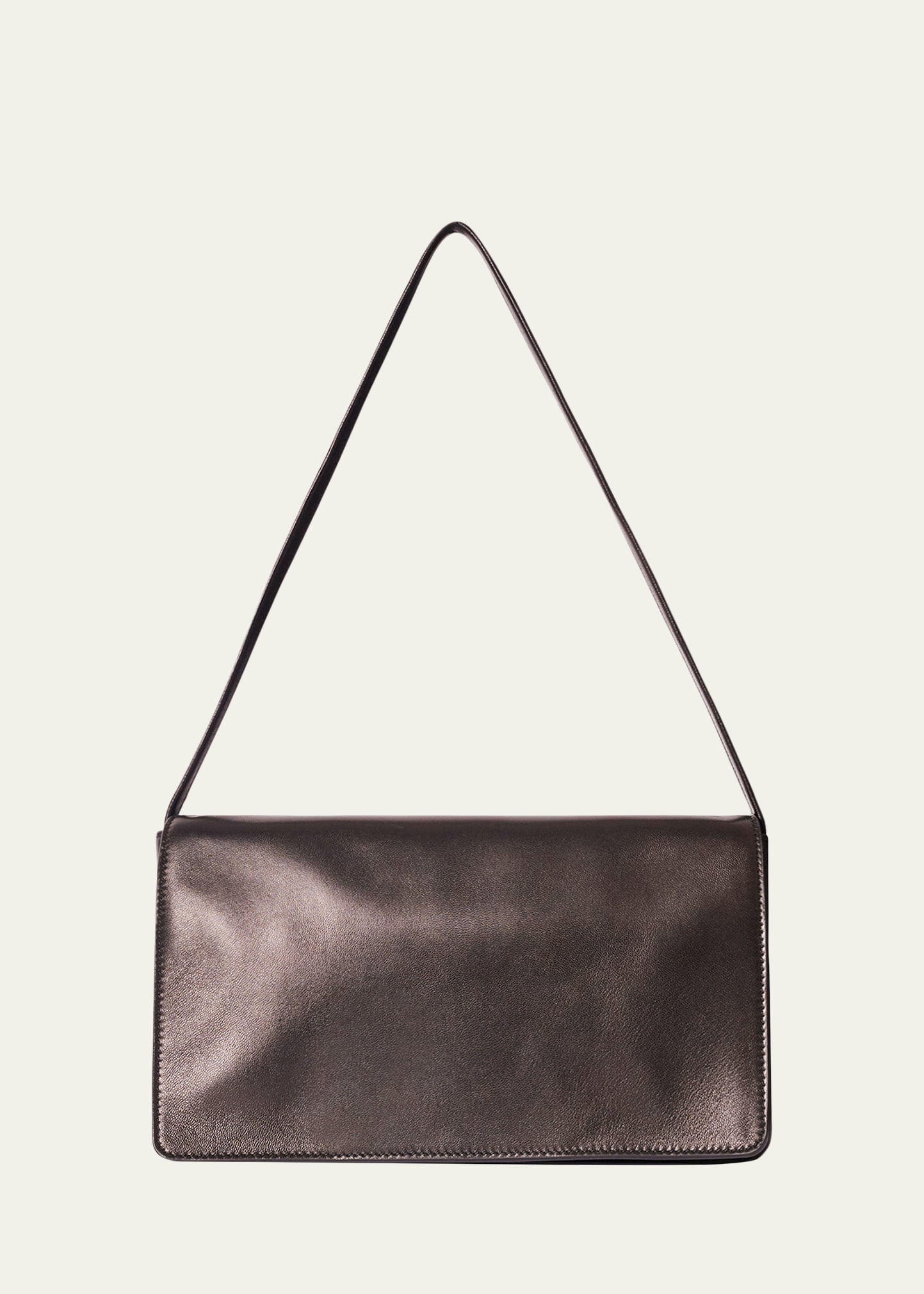 THE ROW Nuance Flap Shoulder Bag in Nappa Leather - Bergdorf Goodman
