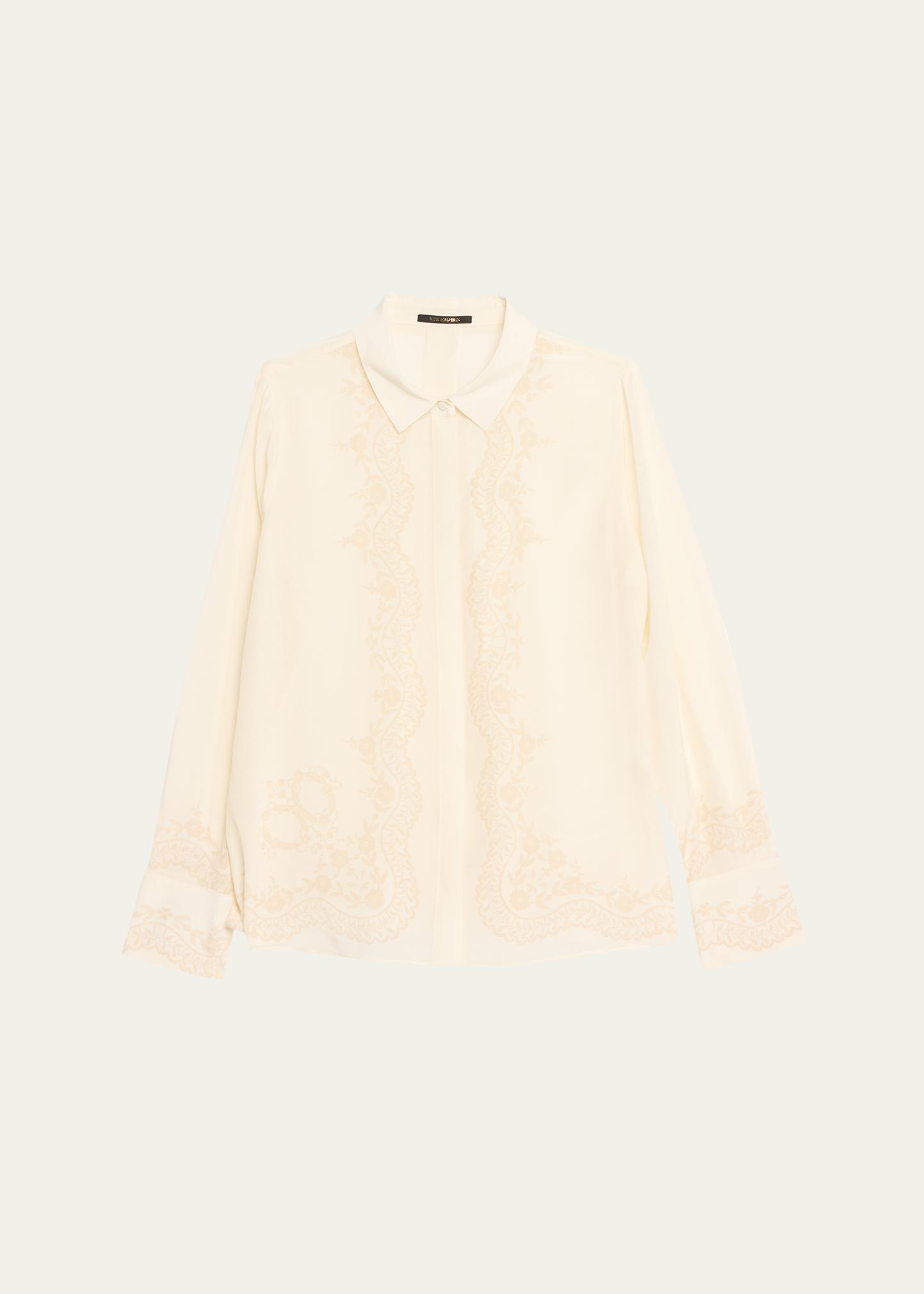 Kobi Halperin Serena Floral-Print Silk Blouse - Bergdorf Goodman