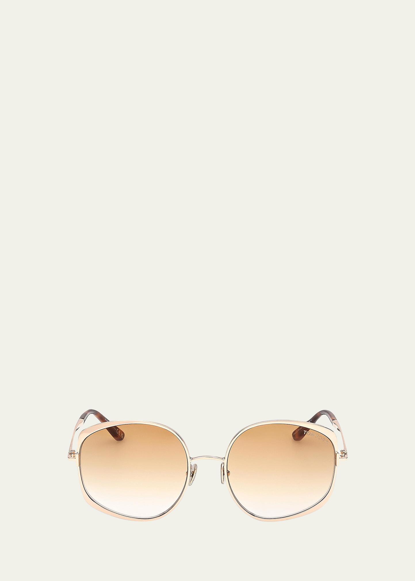 TOM FORD Abbey 58MM Geometric Sunglasses - Bergdorf Goodman