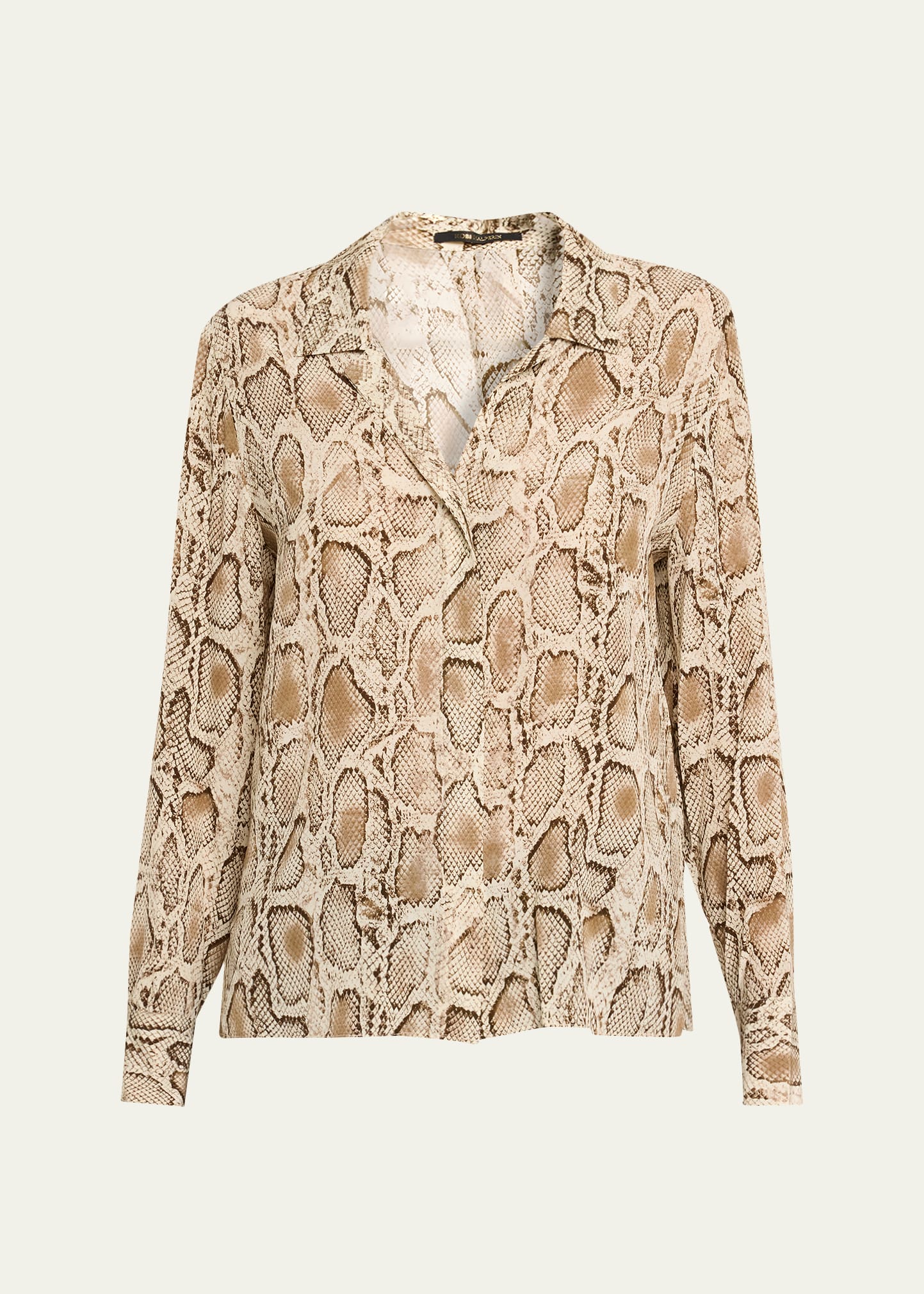 Kobi Halperin Piper Snakeskin-Print Viscose Blouse - Bergdorf Goodman