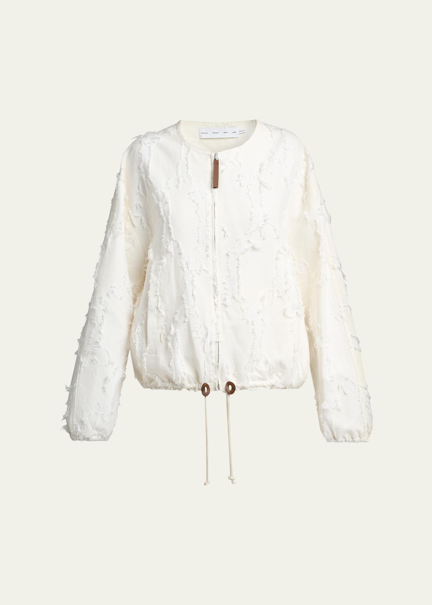 Proenza Schouler White Label Madigan Cotton-Blend Jacquard Jacket