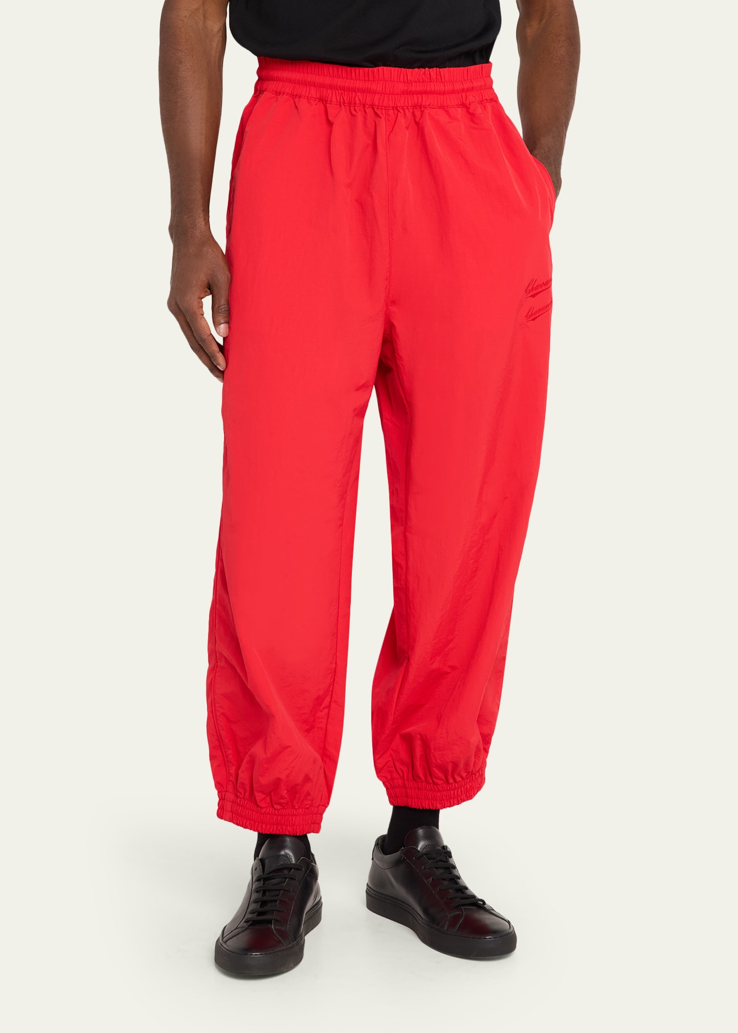 Willy Chavarria Men's Bad Boy Nylon Track Pants - Bergdorf Goodman