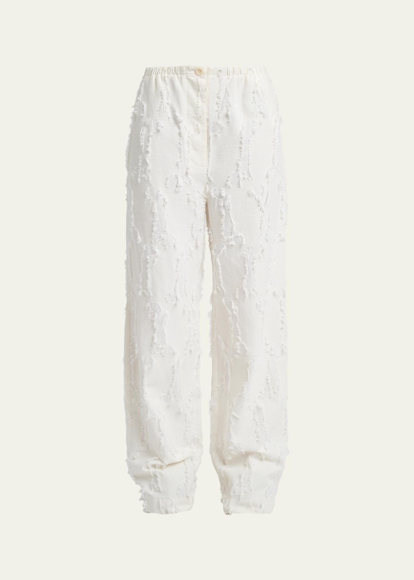 Proenza Schouler White Label Shilo Wide-Leg Pants In Jacquard