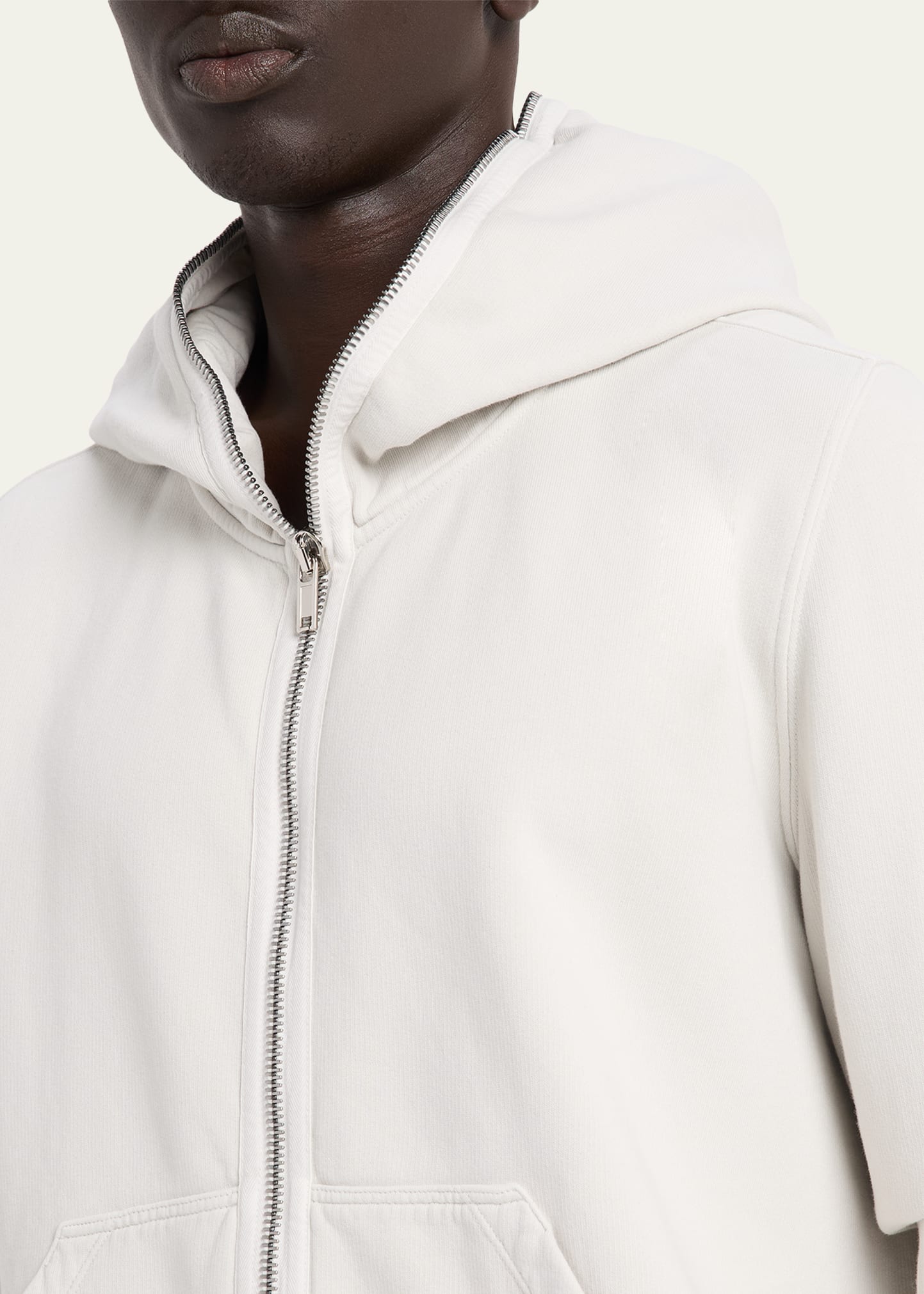 DRKSHDW RICK OWENS Cotton Full-Zip Hoodie - Bergdorf Goodman