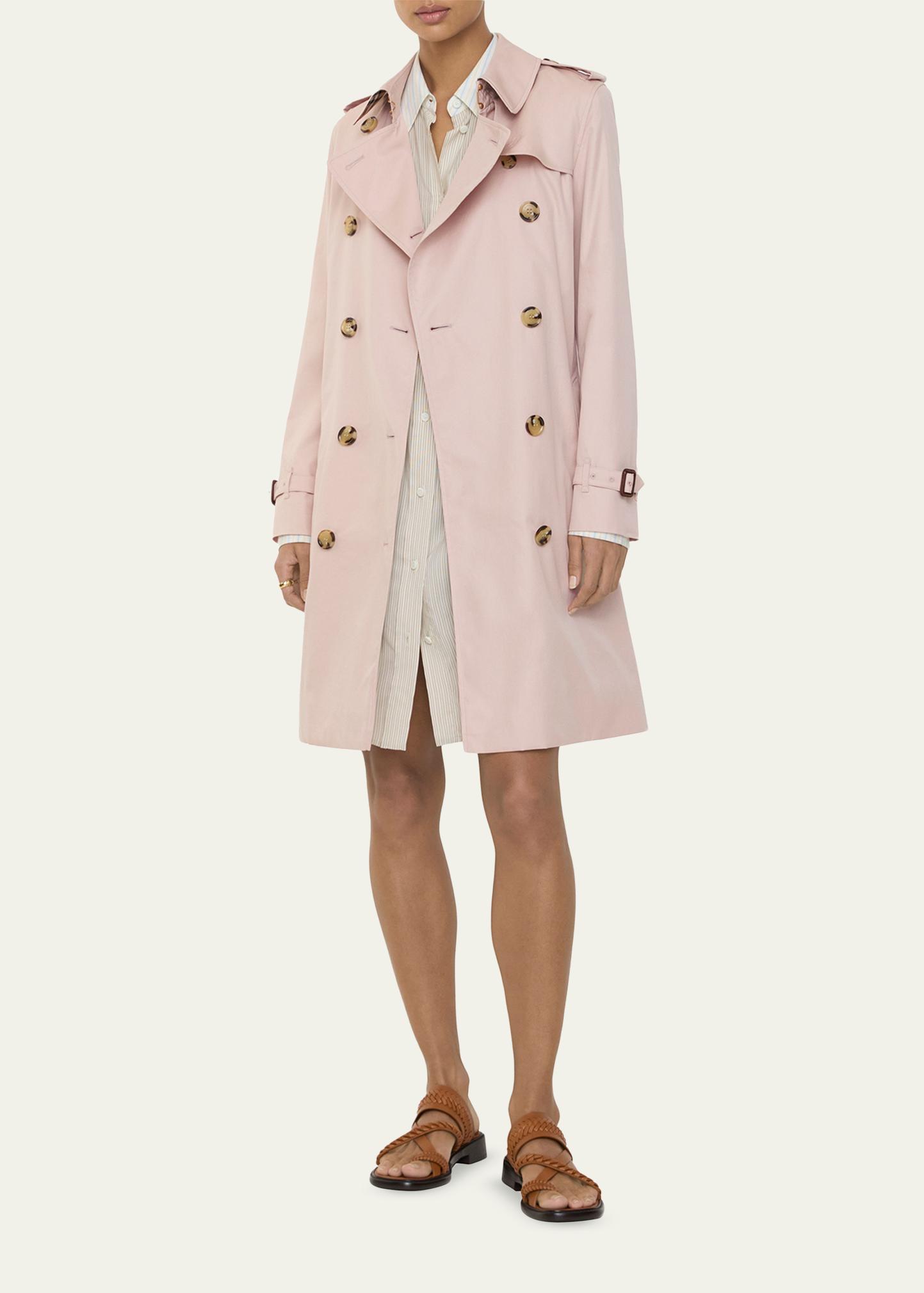 Burberry Kensington Belted Double-Breasted Trench Coat - Bergdorf