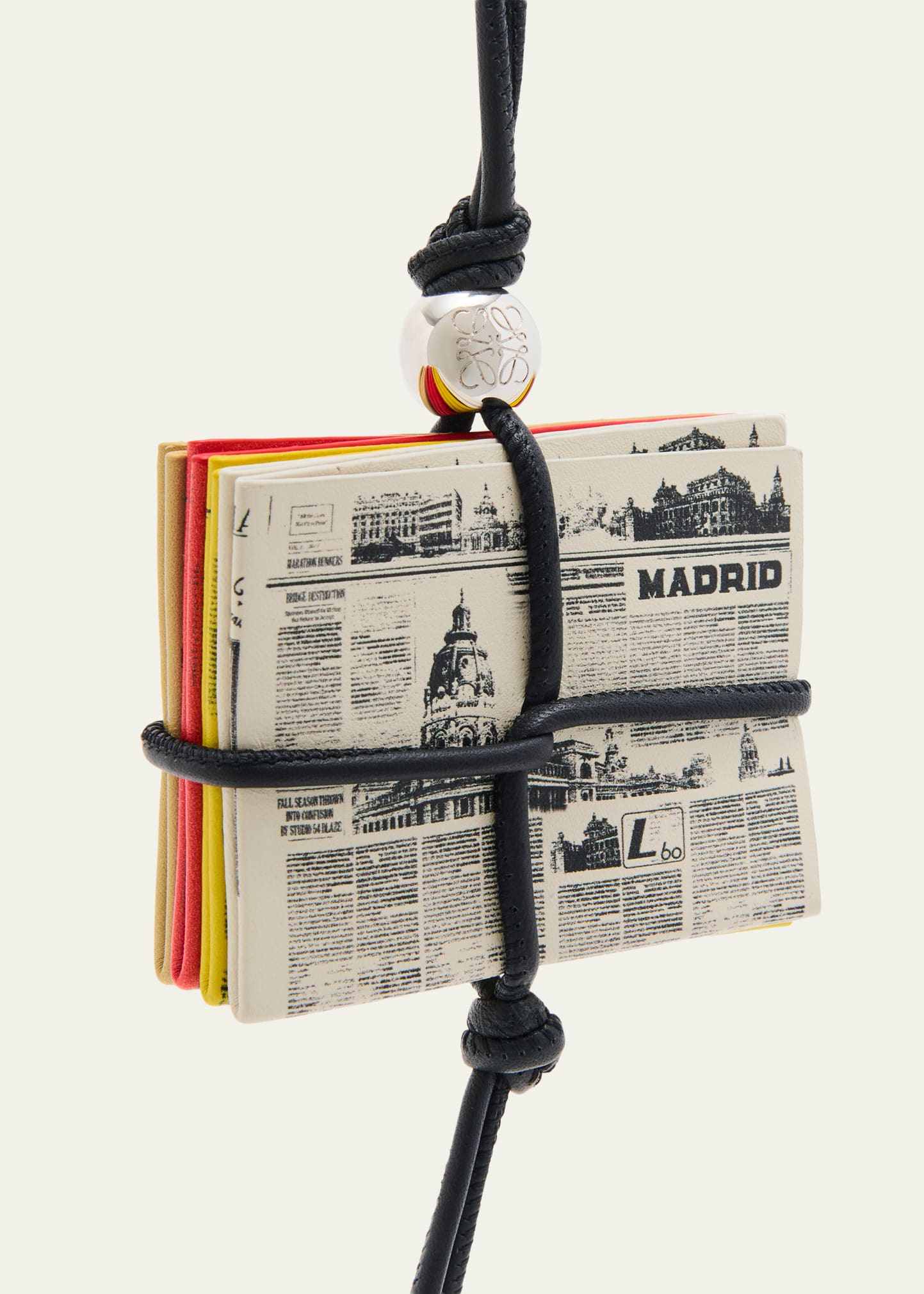 Loewe Newspaper Bag Charm - Bergdorf Goodman