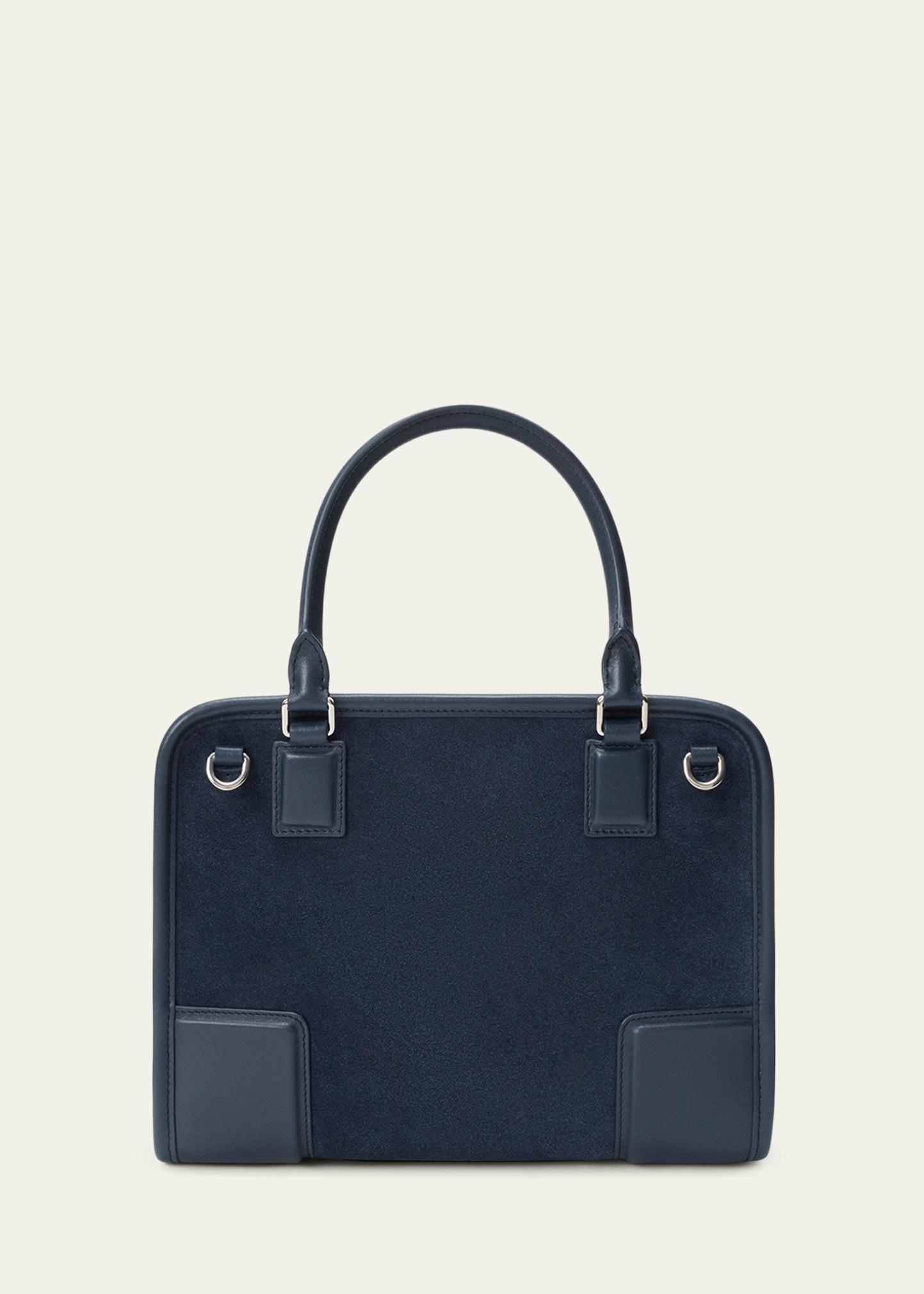 LOEWE Amazona 180 Top-Handle Bag in Suede & Leather - Bergdorf Goodman