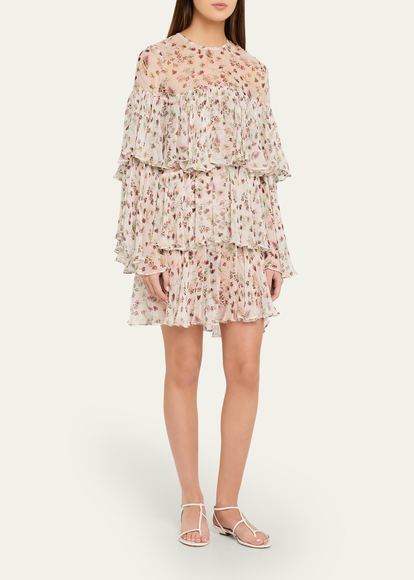 【新品】BOHEMIA ラフィーノ 花束HM J-3034 Alix of Bohemia Vienna Wild Garden Tiered Mini Dress - Bergdorf