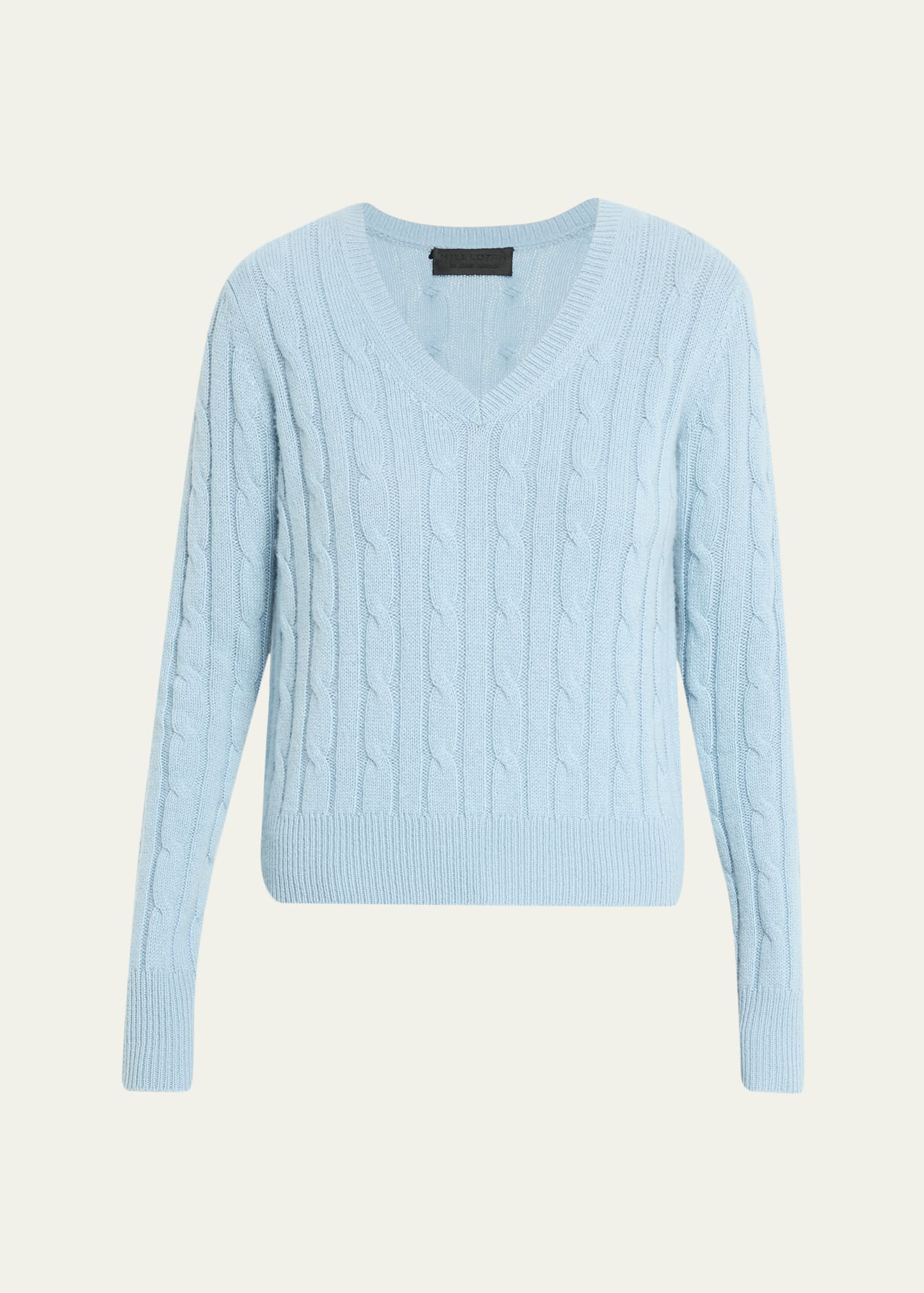 Nili Lotan Camelia Cable-Knit Cashmere Sweater - Bergdorf Goodman