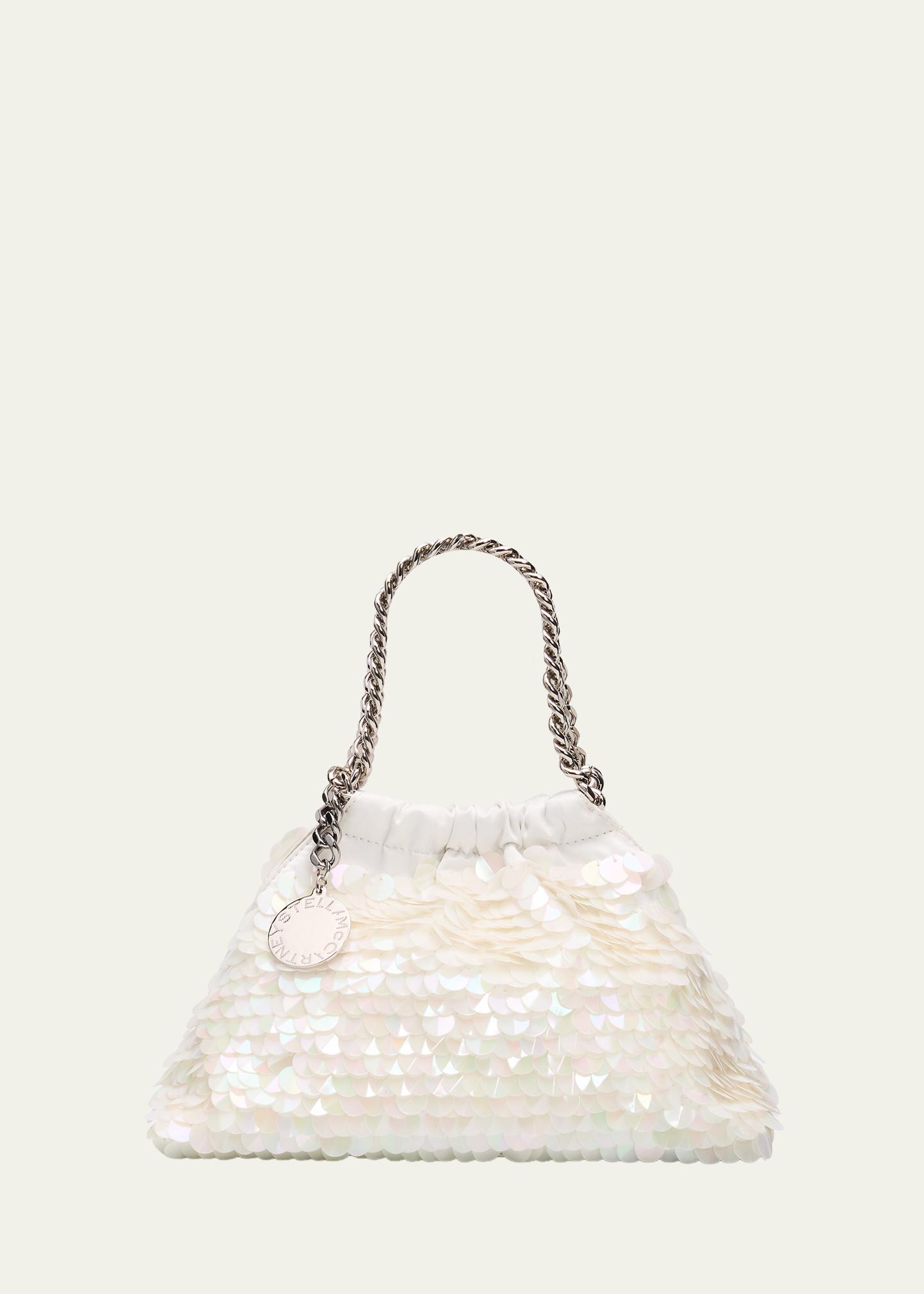 Stella McCartney Falabella Mini Sequined Drawstring Bag - Bergdorf