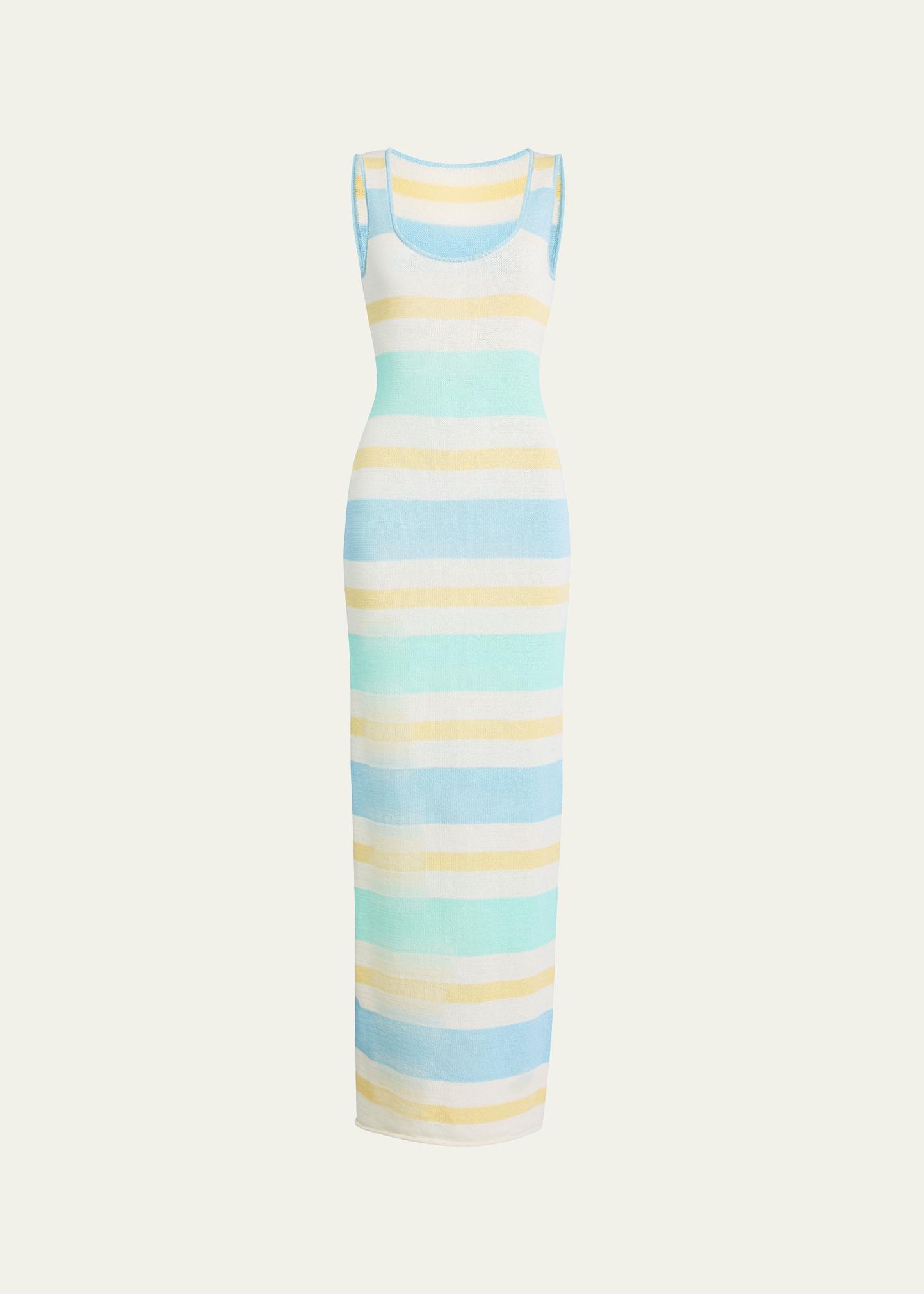 SEROYA Jasmine Striped Knit Maxi Dress - Bergdorf Goodman