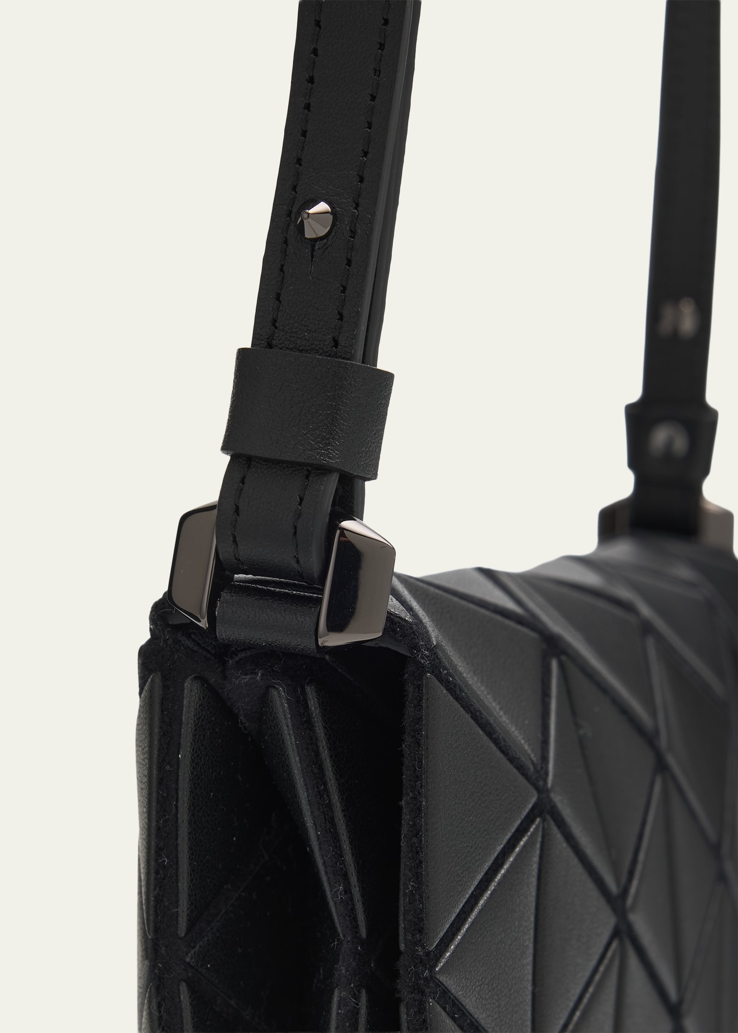 BAO BAO ISSEY MIYAKE Tonneau Matte Geometric Shoulder Bag