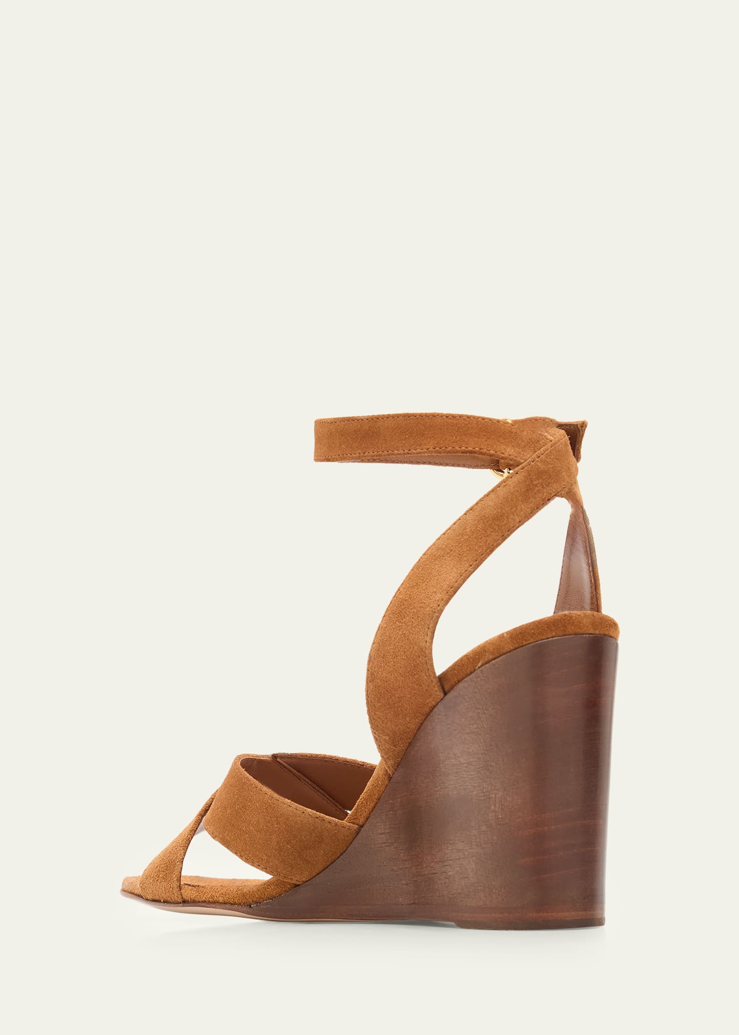 梵（SOYOGI)ウォルナット  ロータイプ  Ｇｏｏｄｆｏｒ 新品 Gianvito Rossi 85mm Suede Ankle-Strap Sandals - Bergdorf Goodman