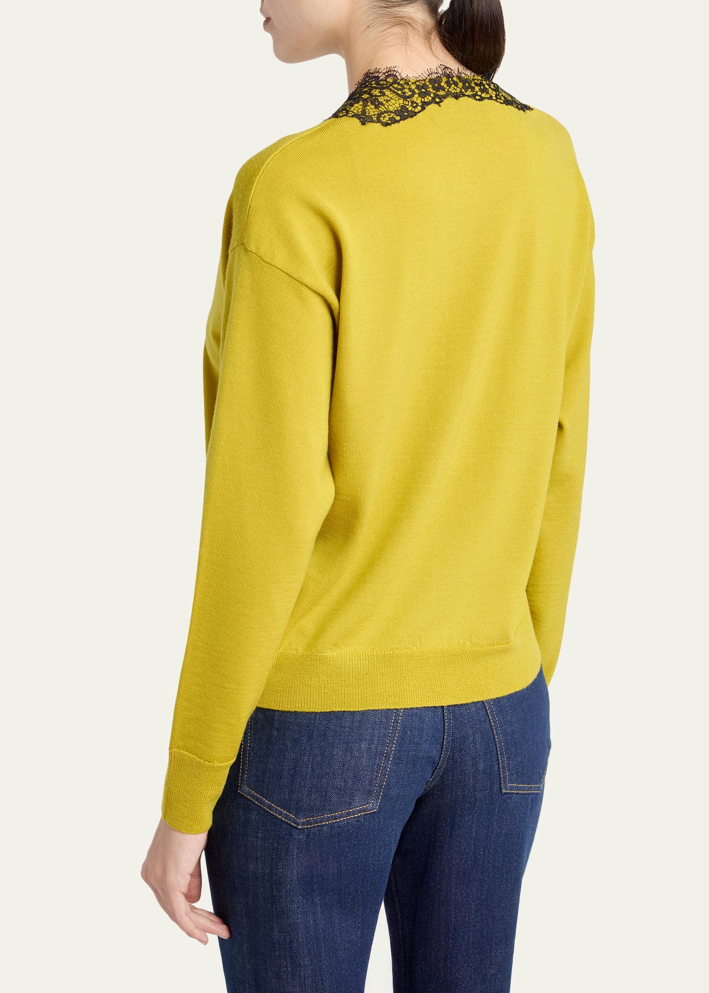 VALENTINO ヴァレンティノカシミヤシルク混 レース切替ニット 38 bg_5592058_100612_b