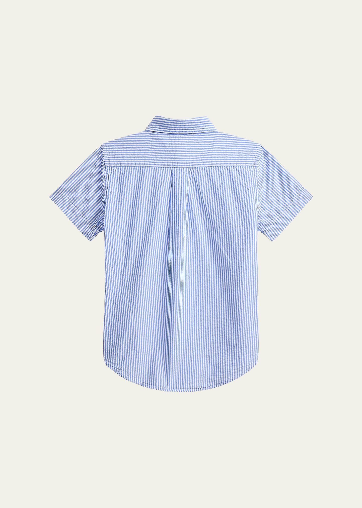 Polo Ralph Lauren Boy's Striped Cotton Seersucker Shirt, Size 2-7