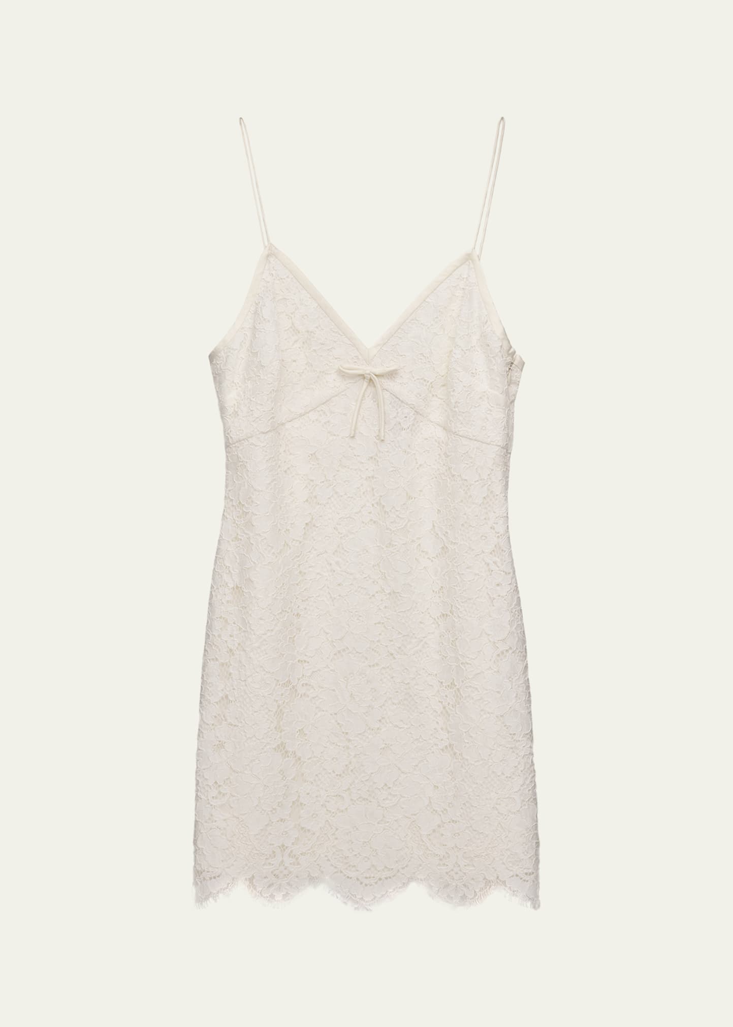 LoveShackFancy Girl's Tween Petaline Lace Mini Dress, Size 7-14