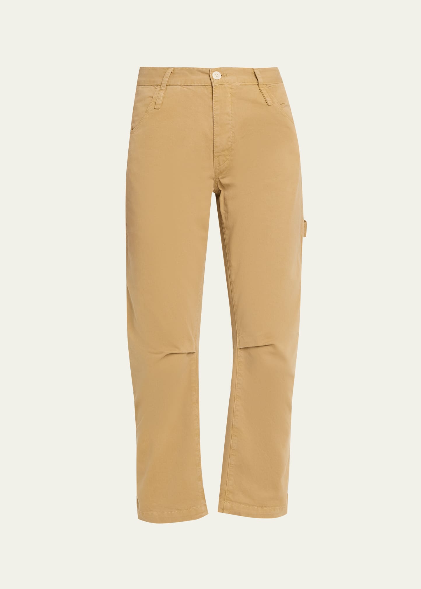 Jamie Haller The Hammer Loop Barrel-Leg Crop Carpenter Pants