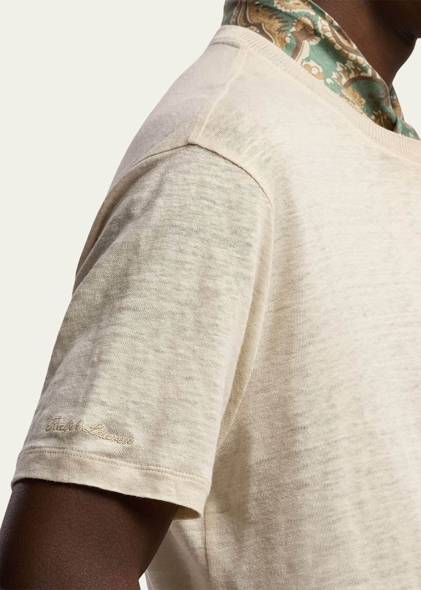 Ralph Lauren Purple Label Linen Jersey Pocket T-Shirt - Bergdorf