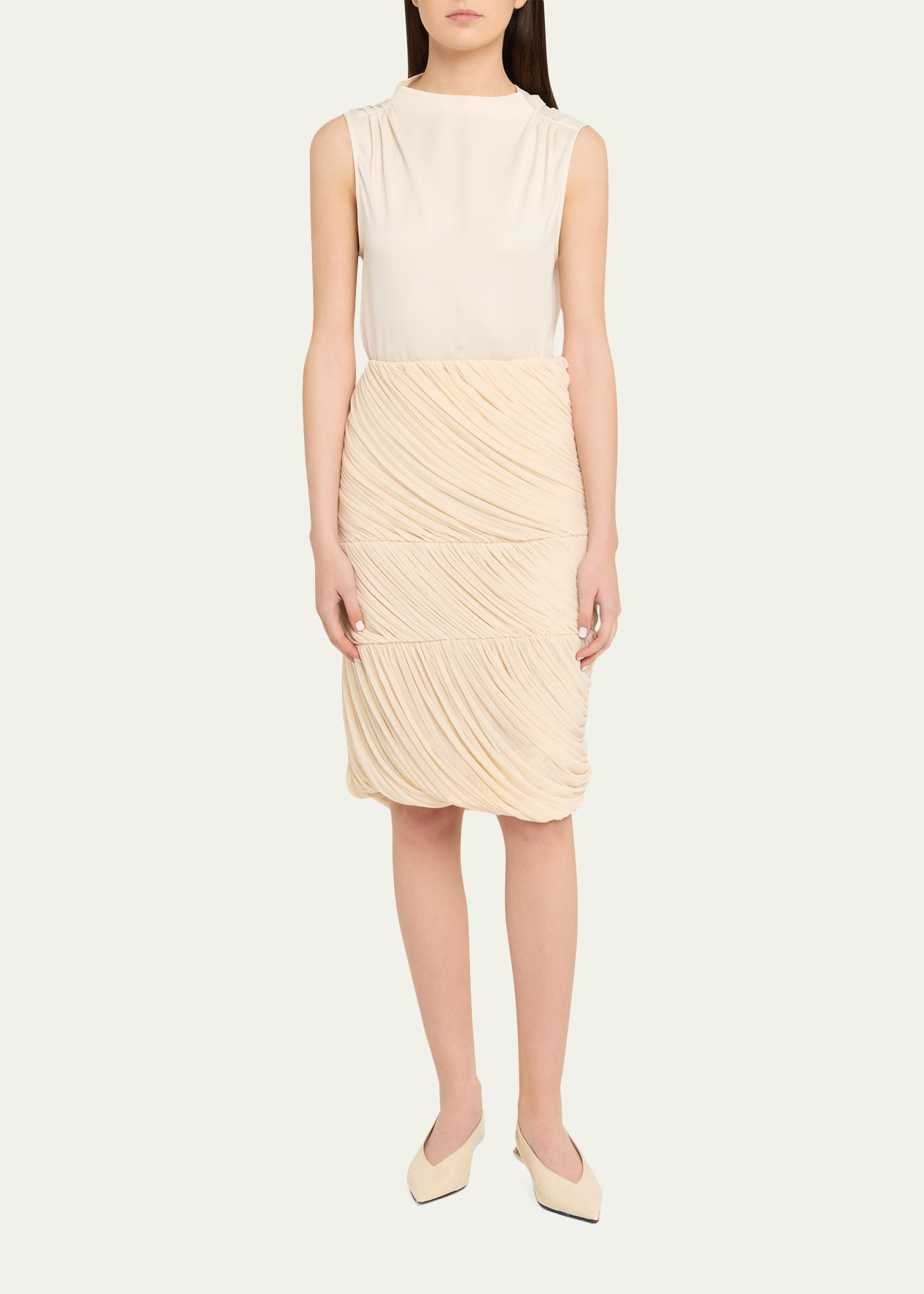 Ronny Kobo Alory Draped Jersey Skirt - Bergdorf Goodman Ronnie skirt /Mui blouse