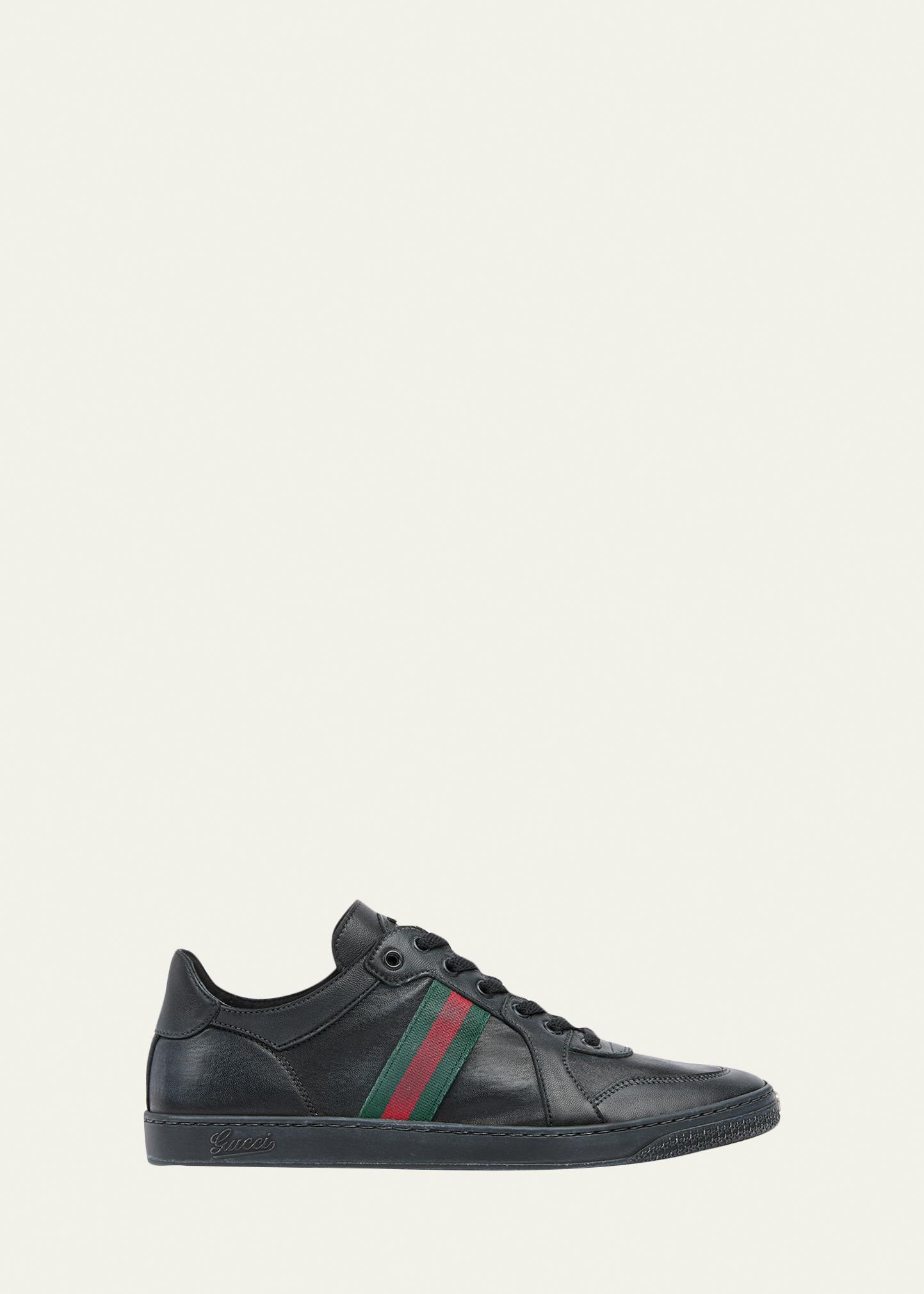 Gucci Men's Coda Leather Low-Top Sneakers - Bergdorf Goodman