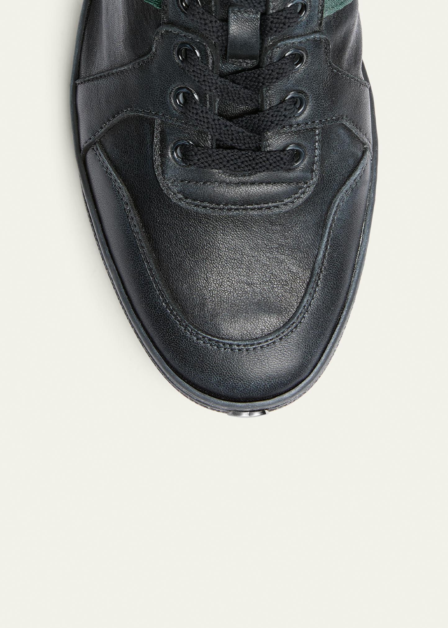 い*ん様 GUCCI BOATREK Dad sneaker【本物保証】 Gucci Men's Coda Leather Low-Top Sneakers - Bergdorf Goodman