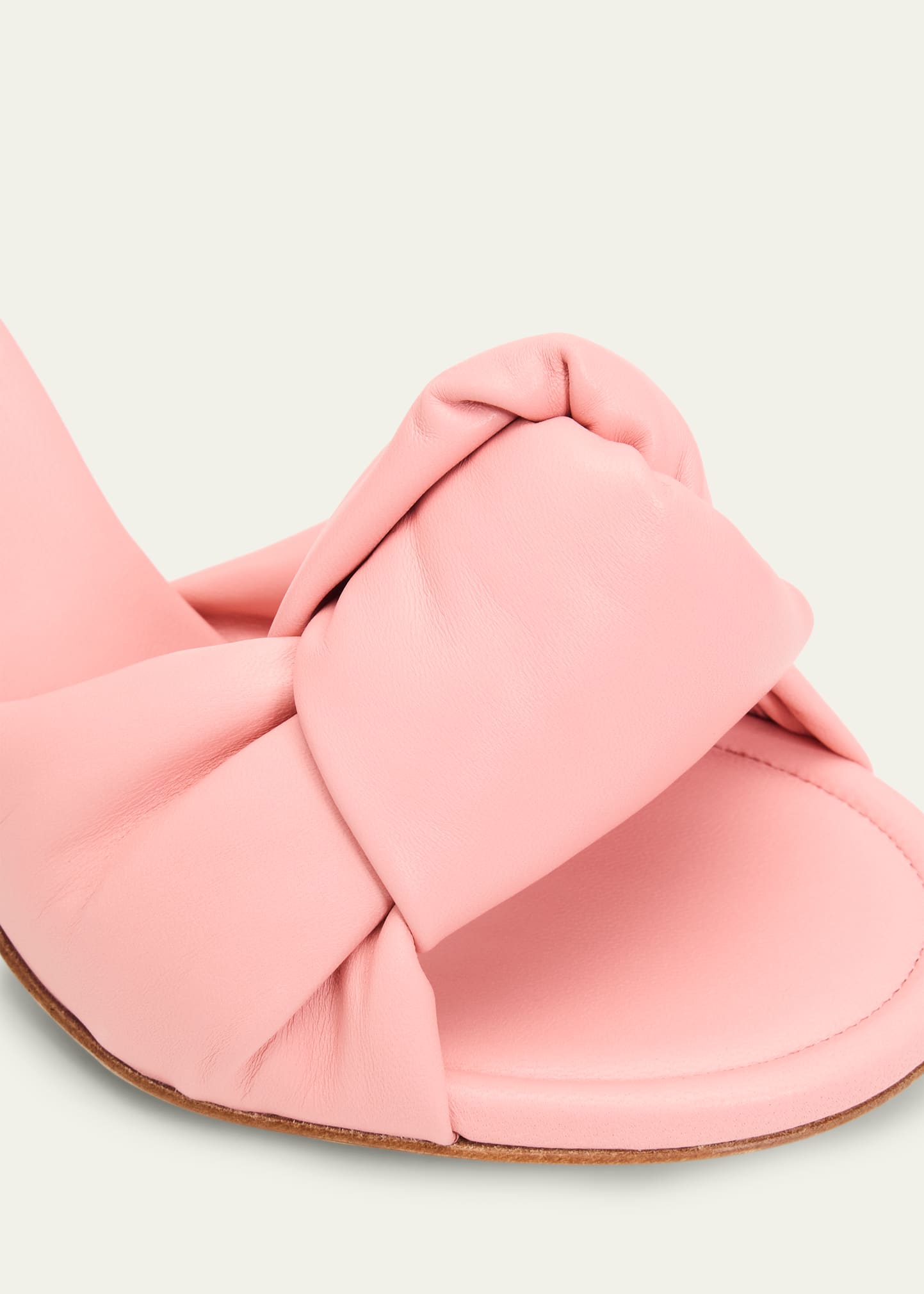 Bottega Veneta 90mm Cherry Nappa Leather Mules - Bergdorf Goodman