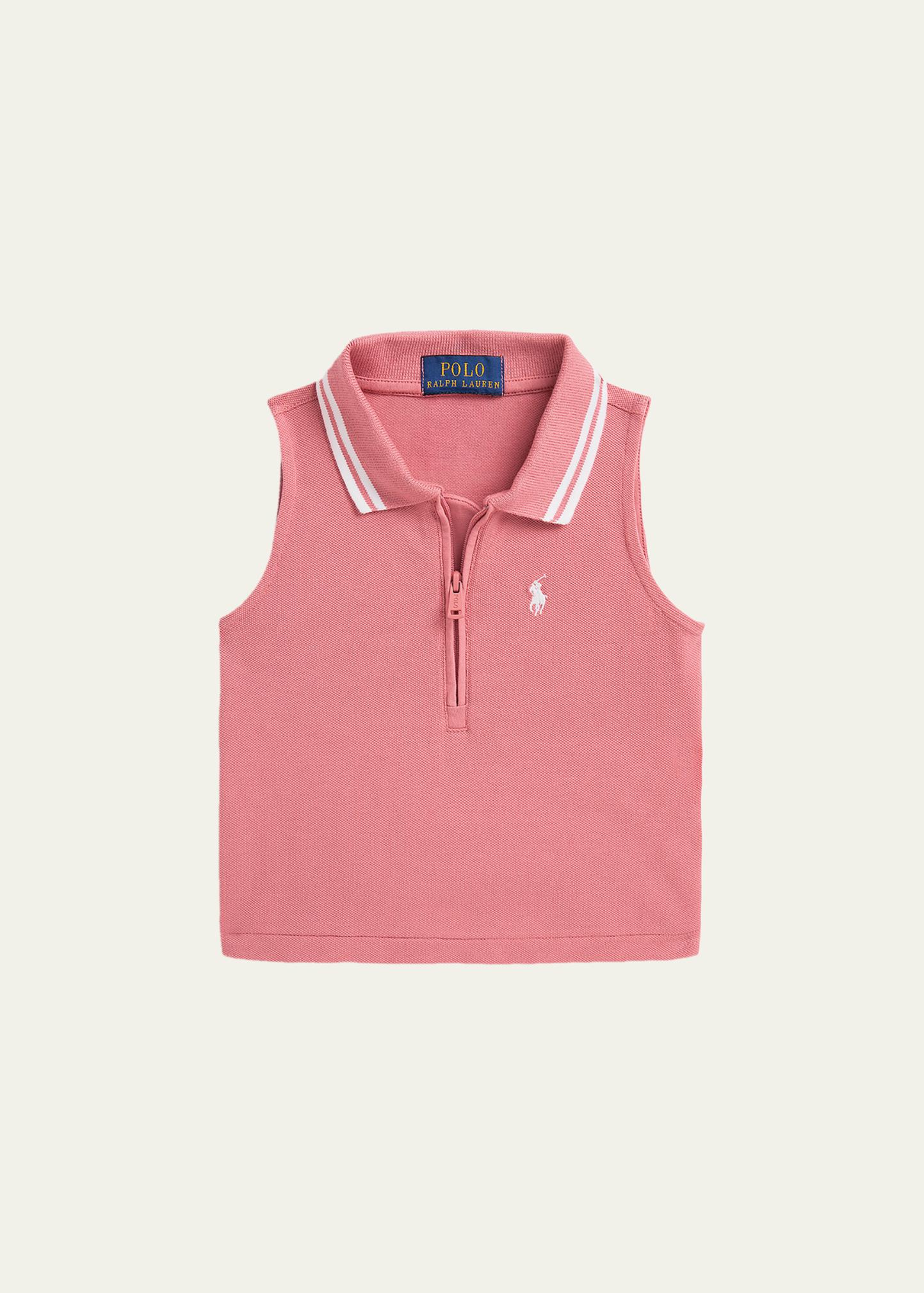 Polo Ralph Lauren Little Girl's & Girl's Stretch Mesh Half-Zip