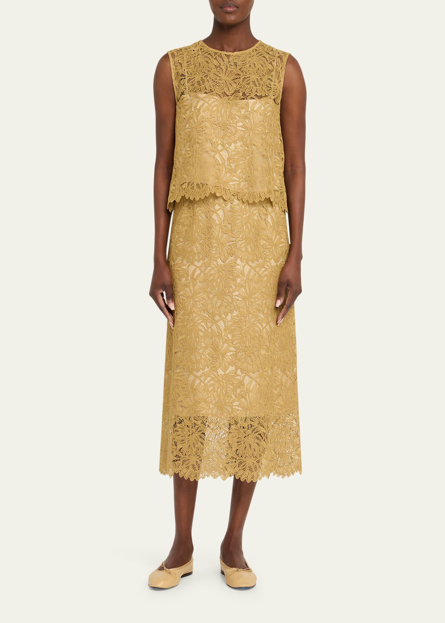 Vince Lace Slip Skirt - Bergdorf Goodman