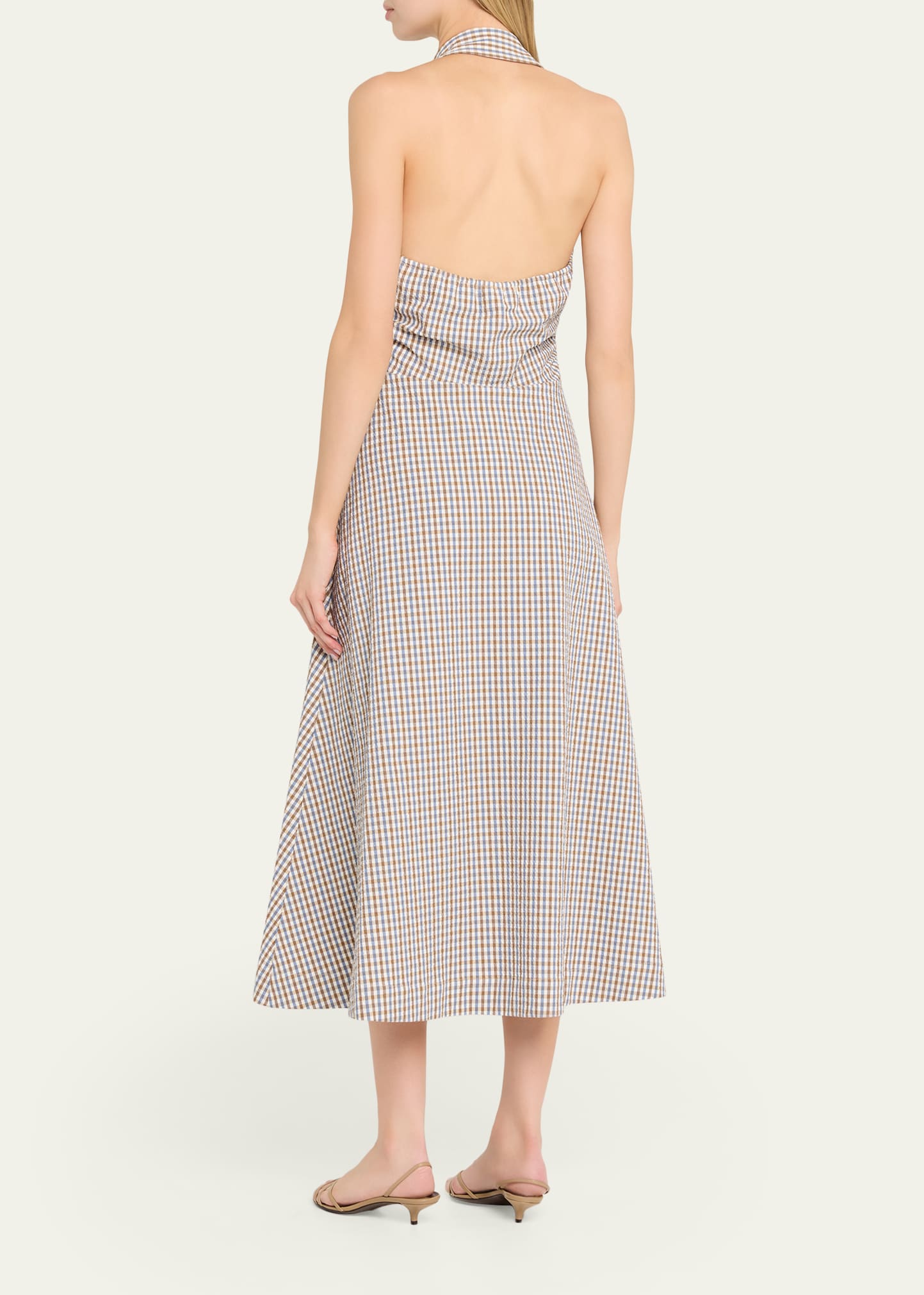 veronica beard brown gingham dress Veronica Beard mackey Gingham dress by Veronica Beard