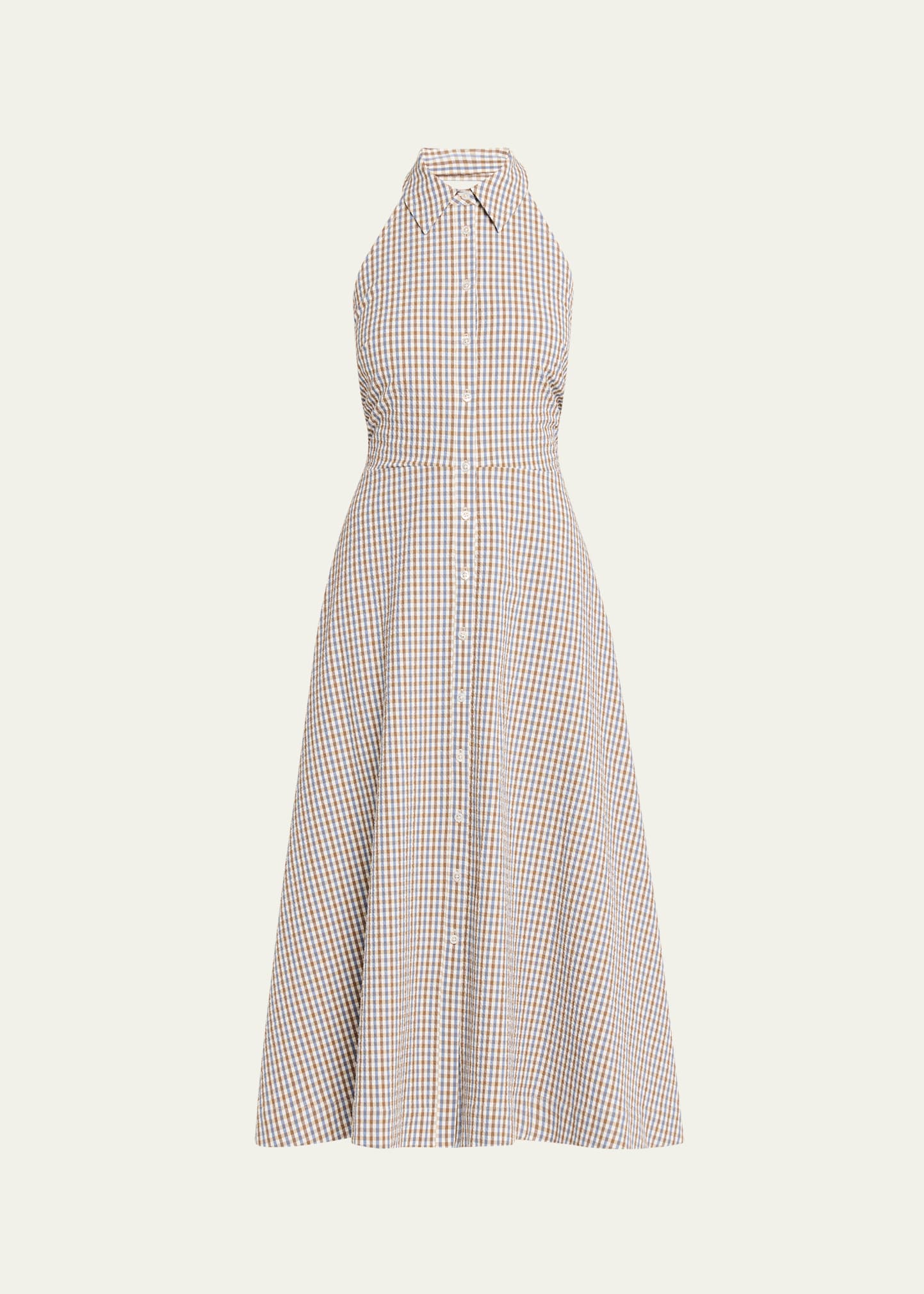 veronica beard brown gingham dress Veronica Beard mackey Gingham dress by Veronica Beard