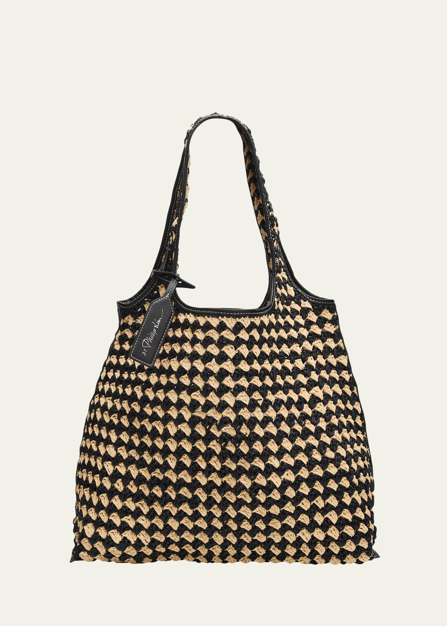 3.1 Phillip Lim 3.1 Market Crochet Raffia Tote Bag - Bergdorf Goodman