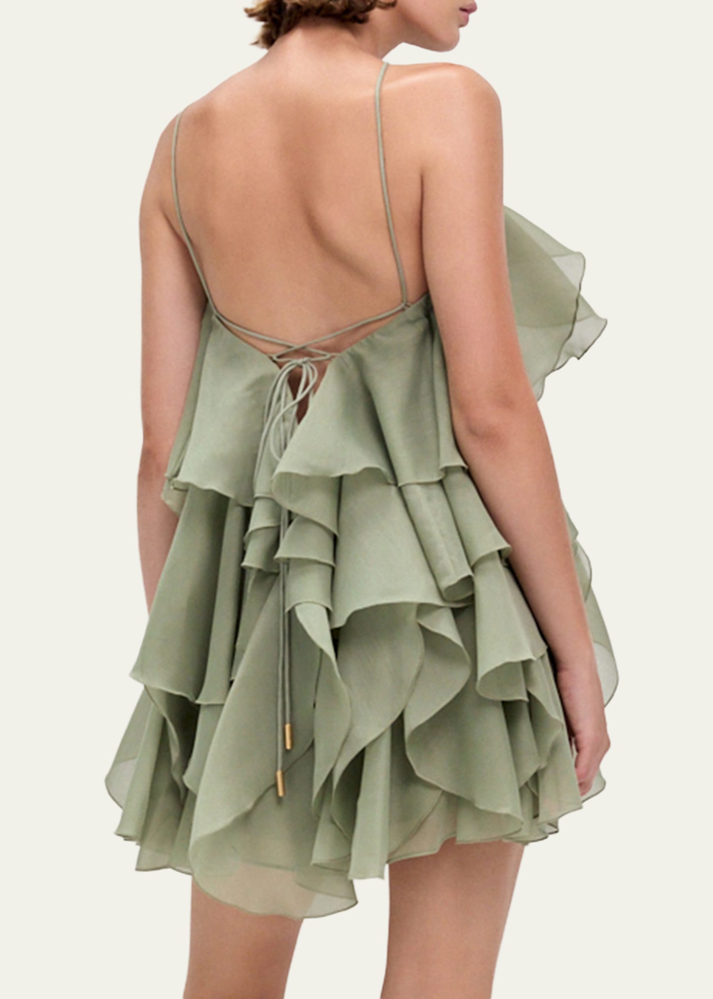 Aje Pandorea Layered Organza Mini Dress - Bergdorf Goodman