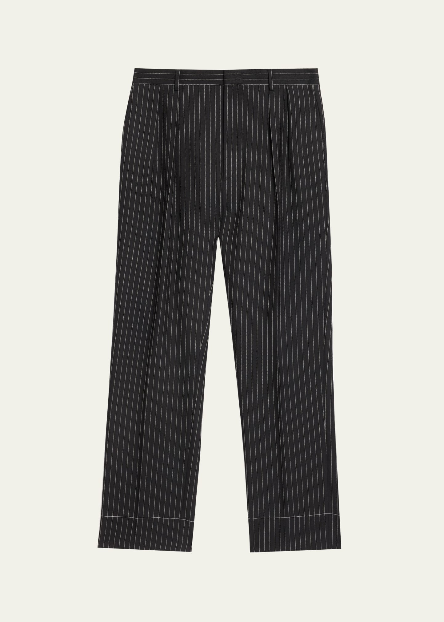 Ralph Lauren Purple Label Glenn Handmade Rope-Stripe Trouser