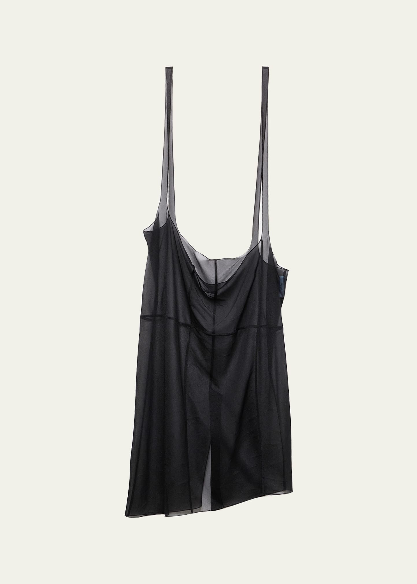 Prada Sheer Cigaline Midi Suspender Skirt - Bergdorf Goodman