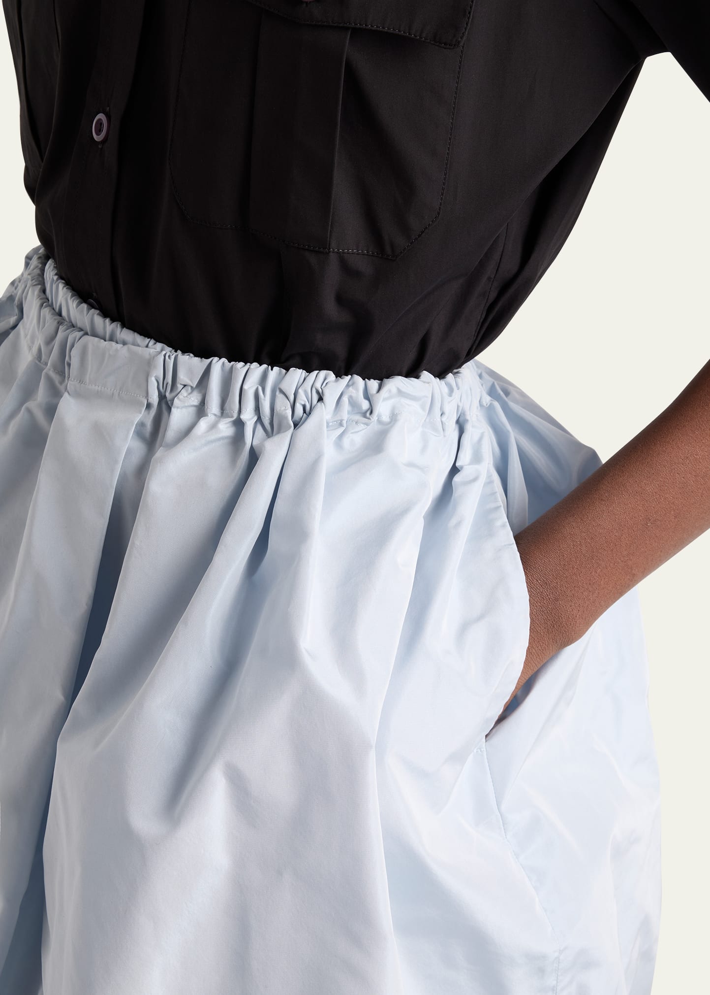 Prada Silk Taffeta Balloon Skirt - Bergdorf Goodman