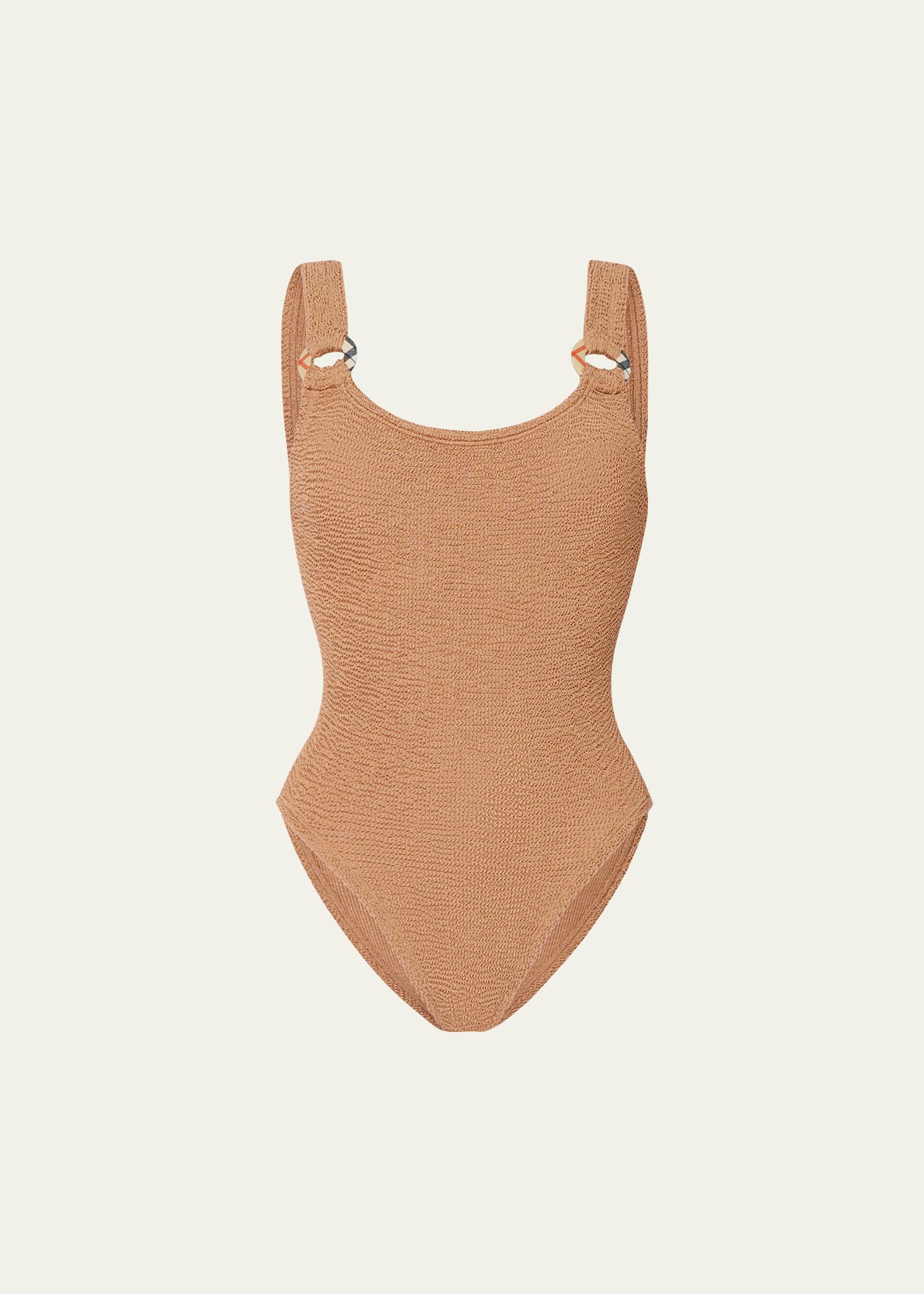 Burberry x Hunza G Domino One-Piece Swimsuit - Bergdorf Goodman