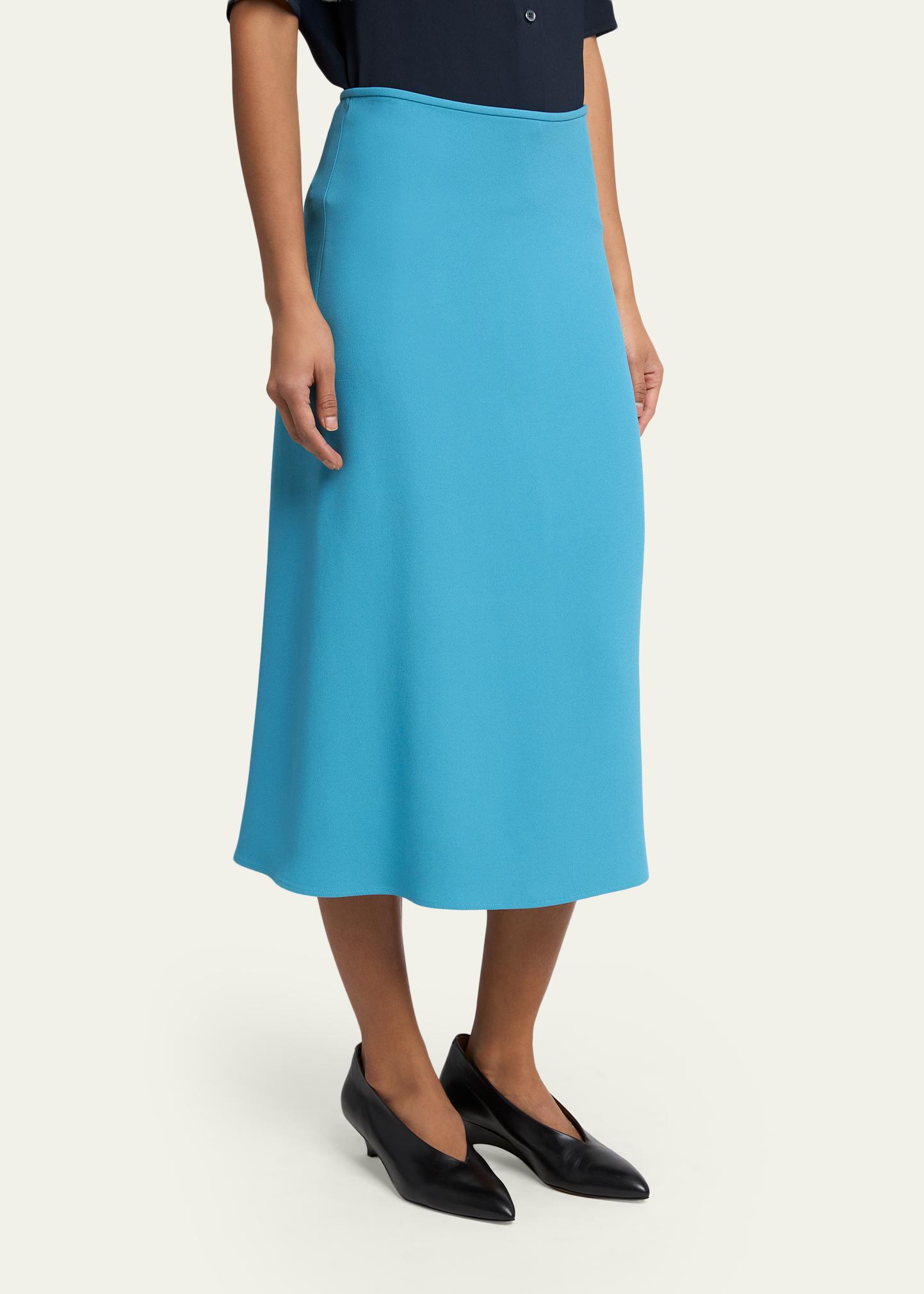 Jil Sander Viscose Bias Midi Skirt - Bergdorf Goodman